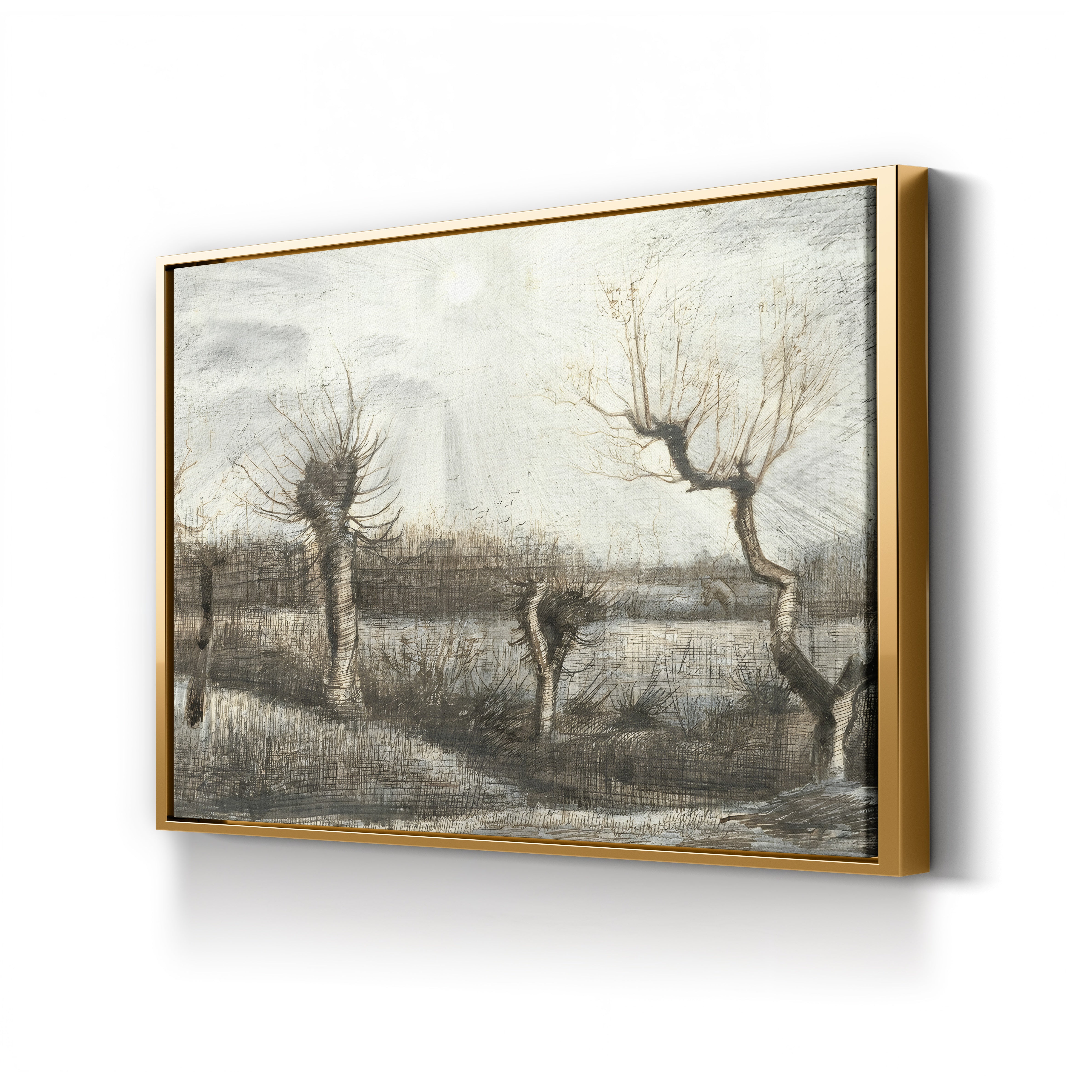 Tetards (Pollards) – Vincent van Gogh Wall Art | Early Dutch Landscape Canvas Print