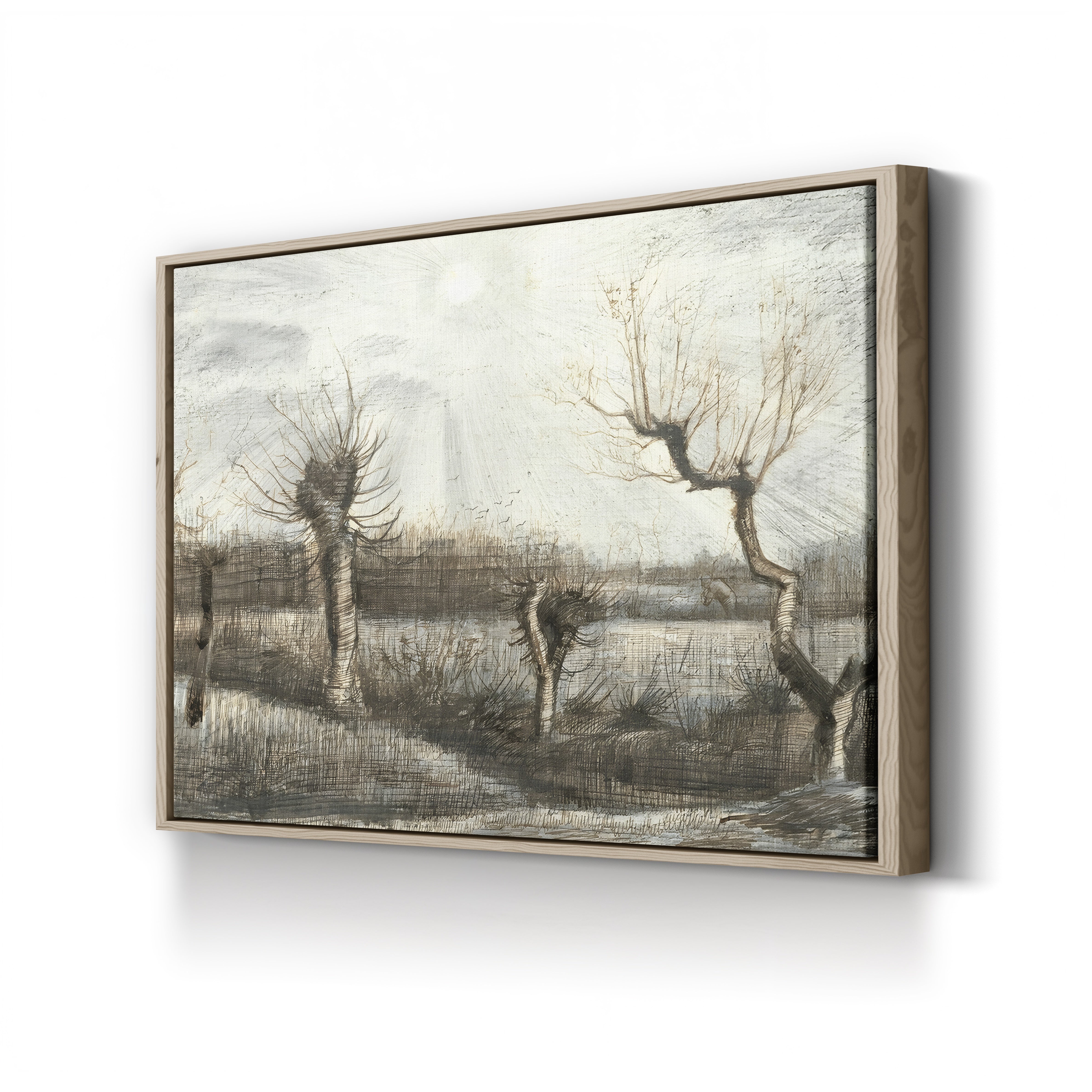 Tetards (Pollards) – Vincent van Gogh Wall Art | Early Dutch Landscape Canvas Print