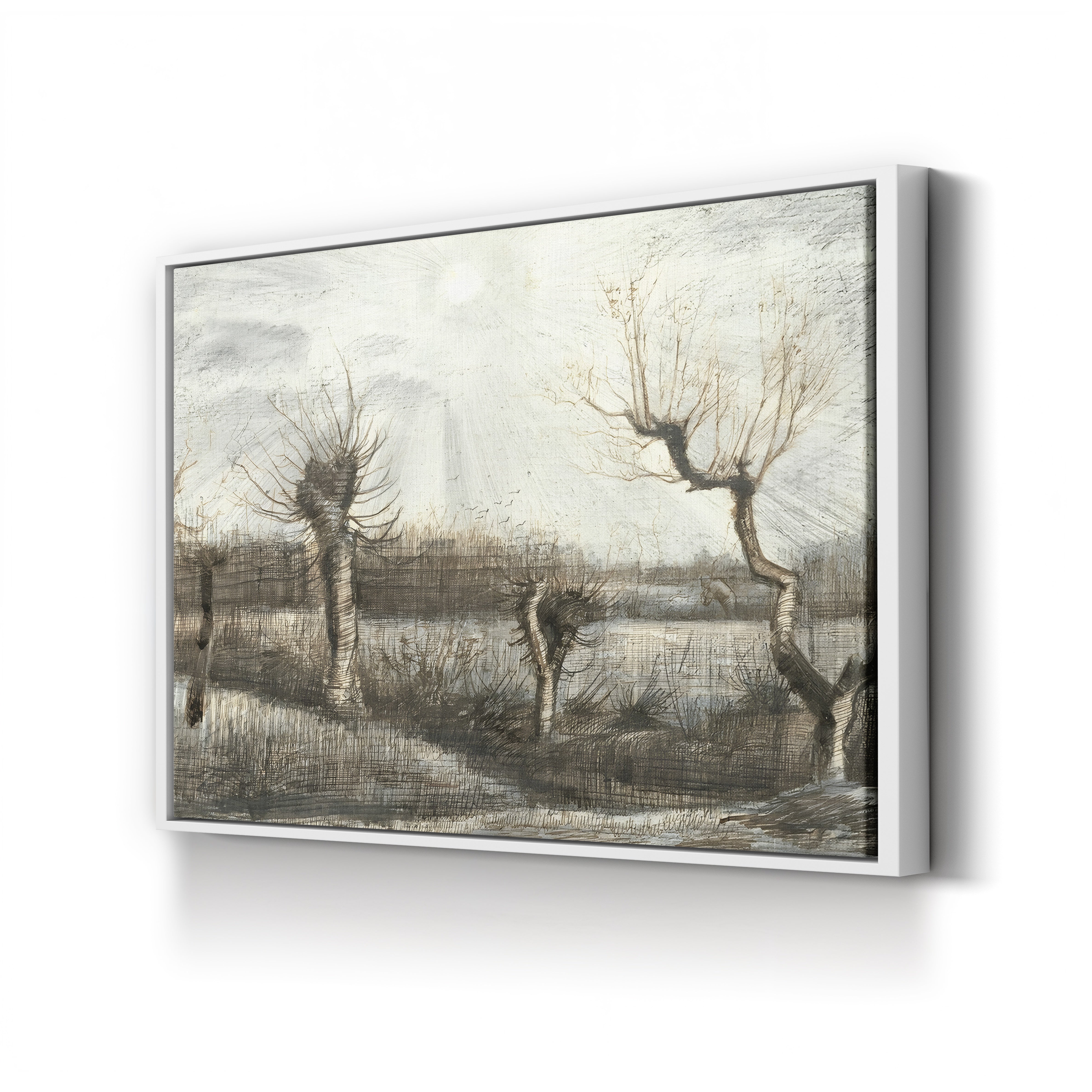 Tetards (Pollards) – Vincent van Gogh Wall Art | Early Dutch Landscape Canvas Print