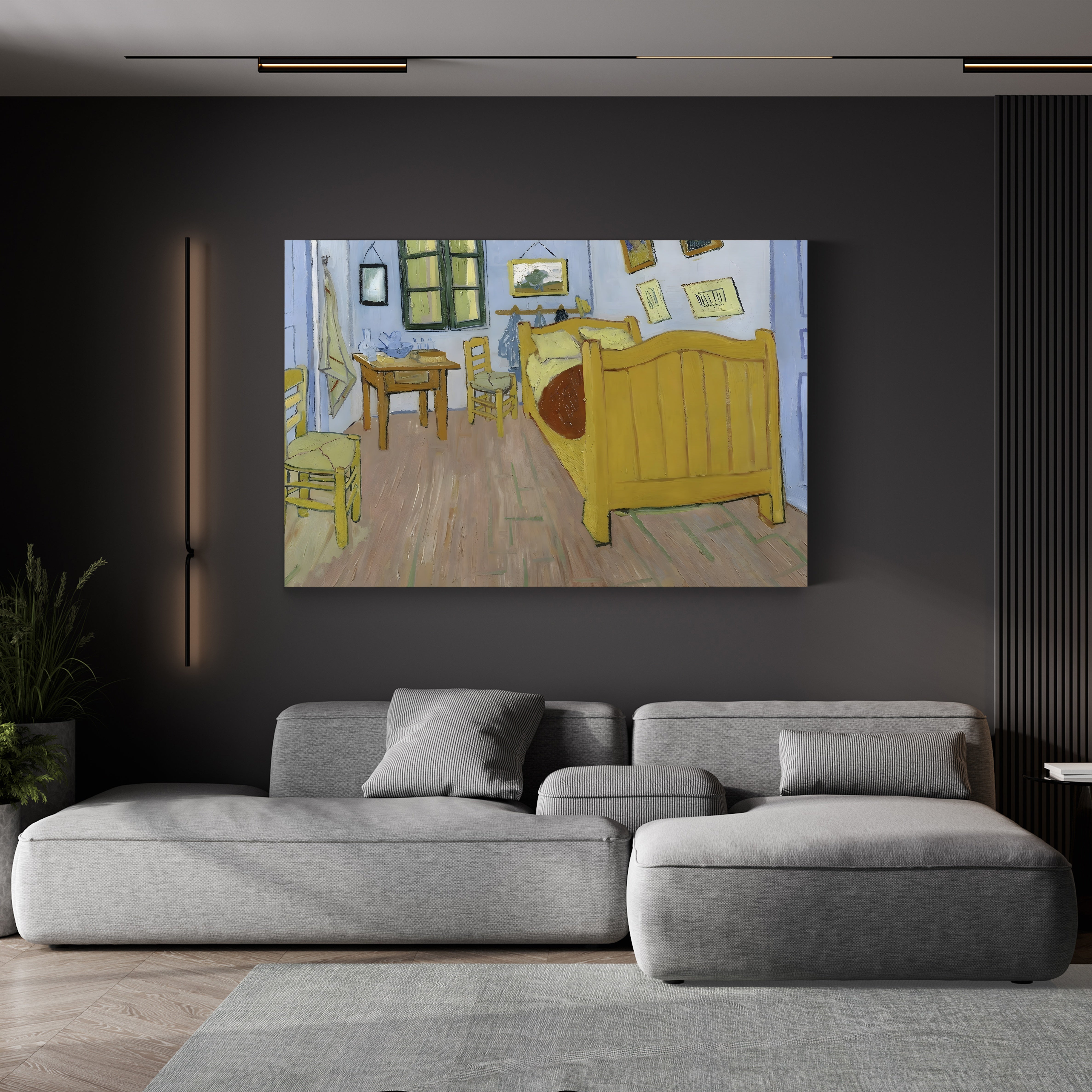 The Bedroom, 1888 – Vincent van Gogh Wall Art | Post-Impressionist Interior Canvas Print
