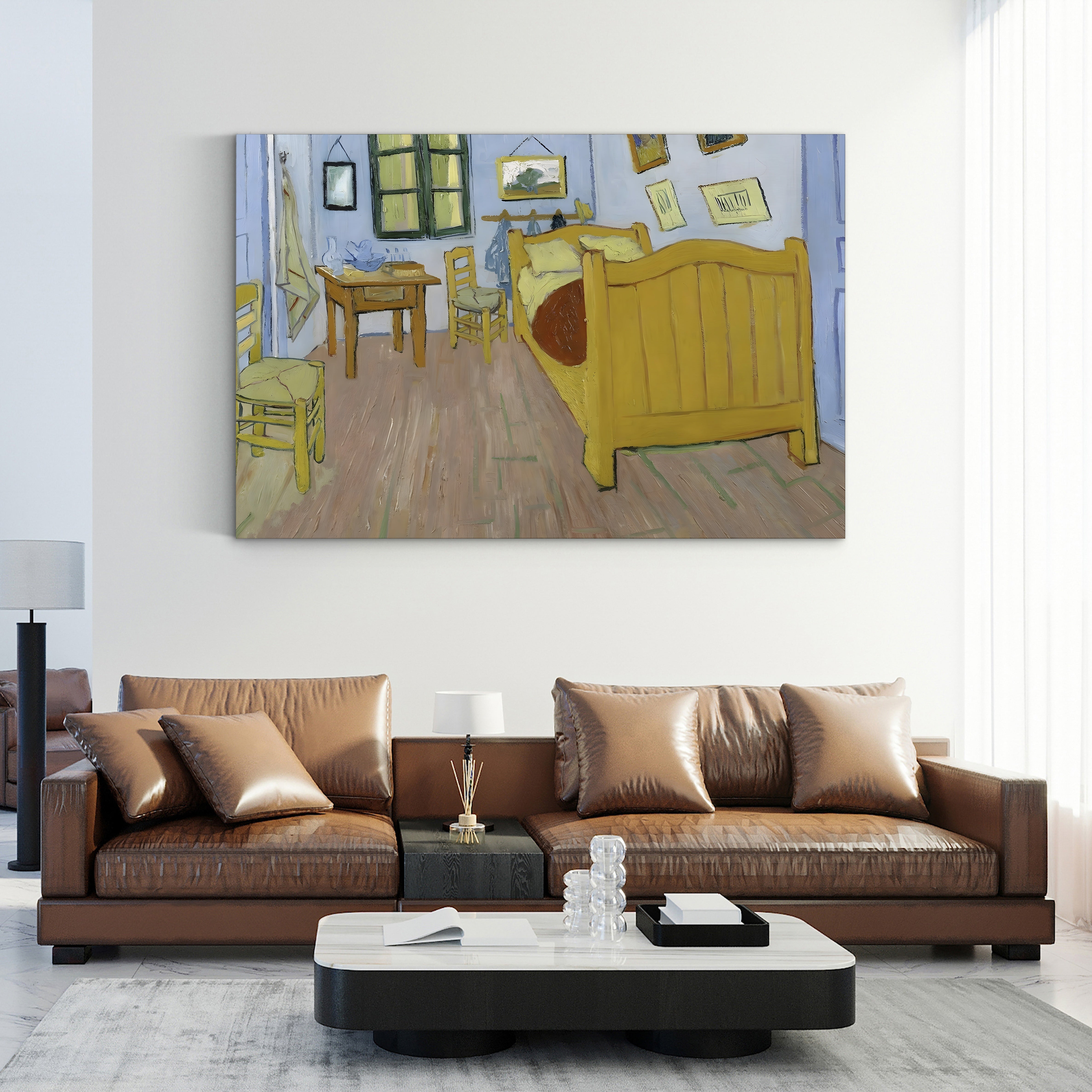 The Bedroom, 1888 – Vincent van Gogh Wall Art | Post-Impressionist Interior Canvas Print