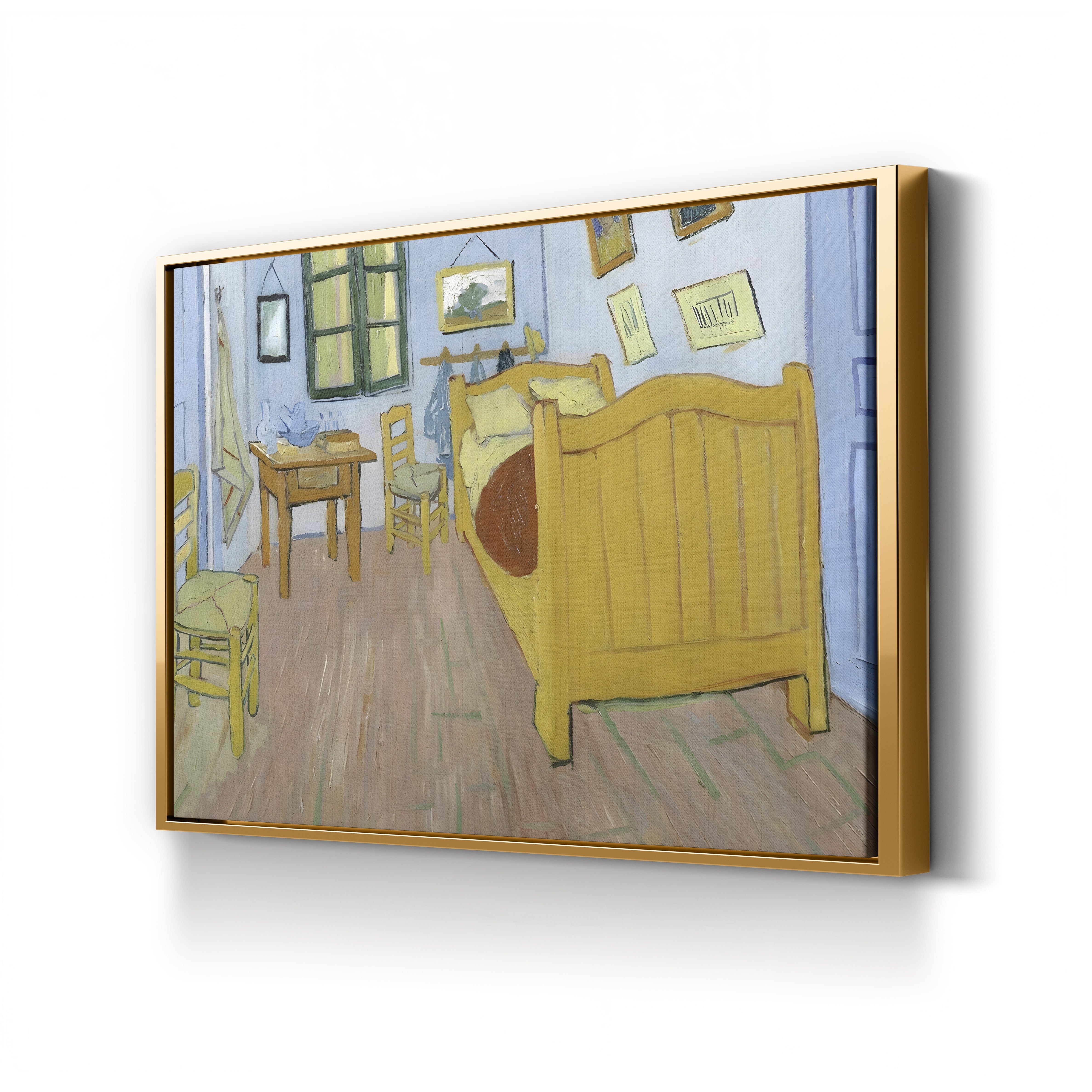 The Bedroom, 1888 – Vincent van Gogh Wall Art | Post-Impressionist Interior Canvas Print
