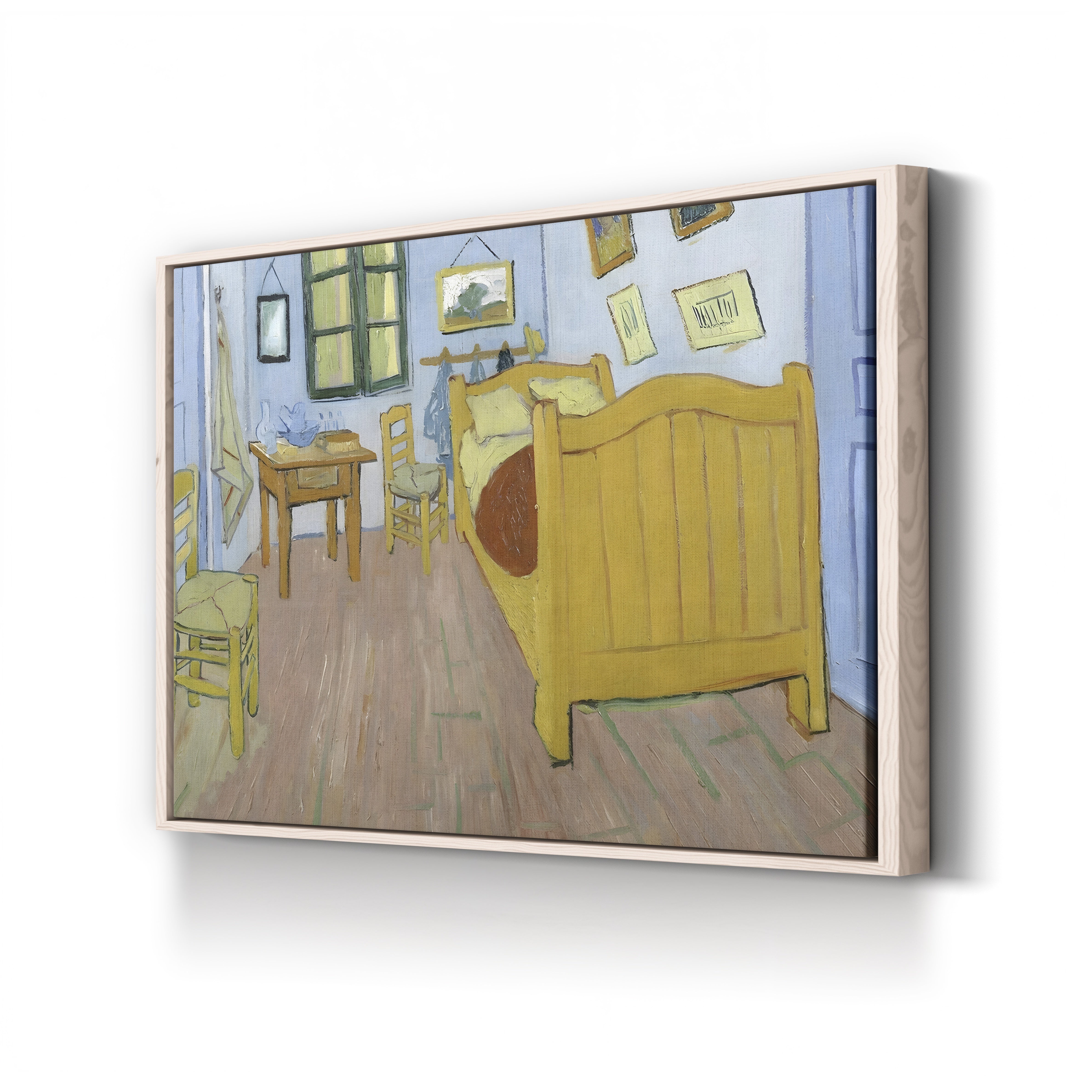 The Bedroom, 1888 – Vincent van Gogh Wall Art | Post-Impressionist Interior Canvas Print