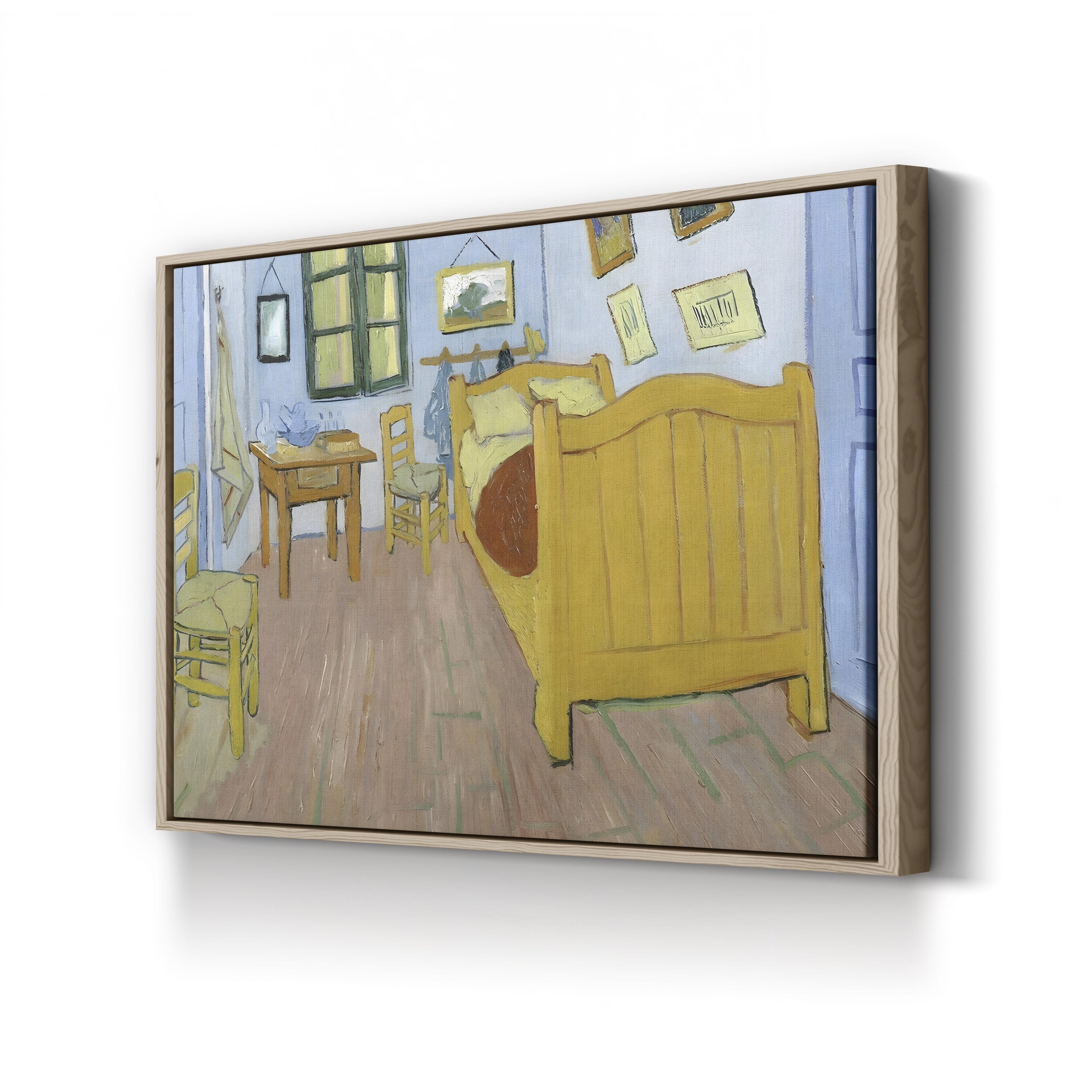 The Bedroom, 1888 – Vincent van Gogh Wall Art | Post-Impressionist Interior Canvas Print