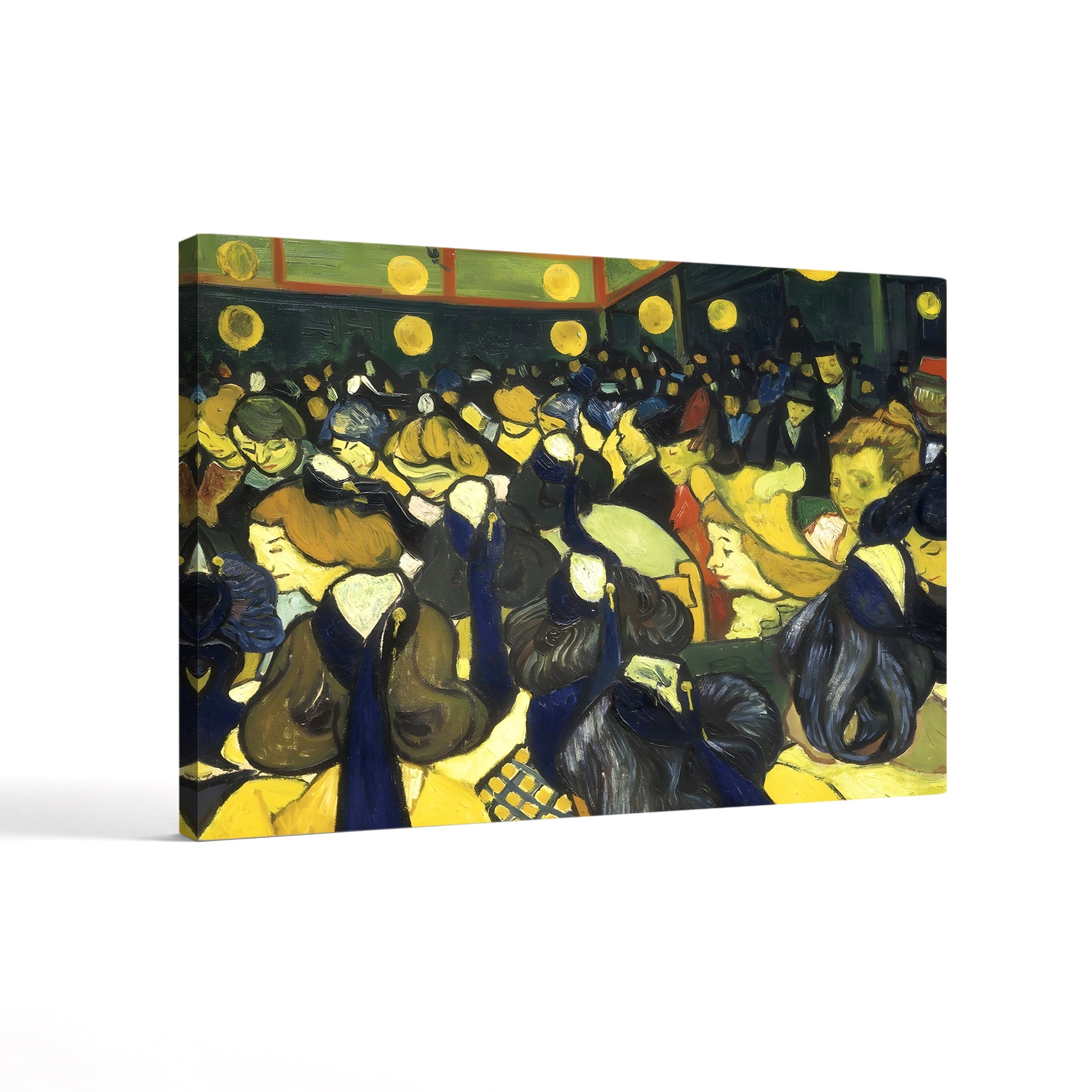 The Dance Hall at Arles – Vincent van Gogh Wall Art | Post-Impressionist Interior Canvas Print