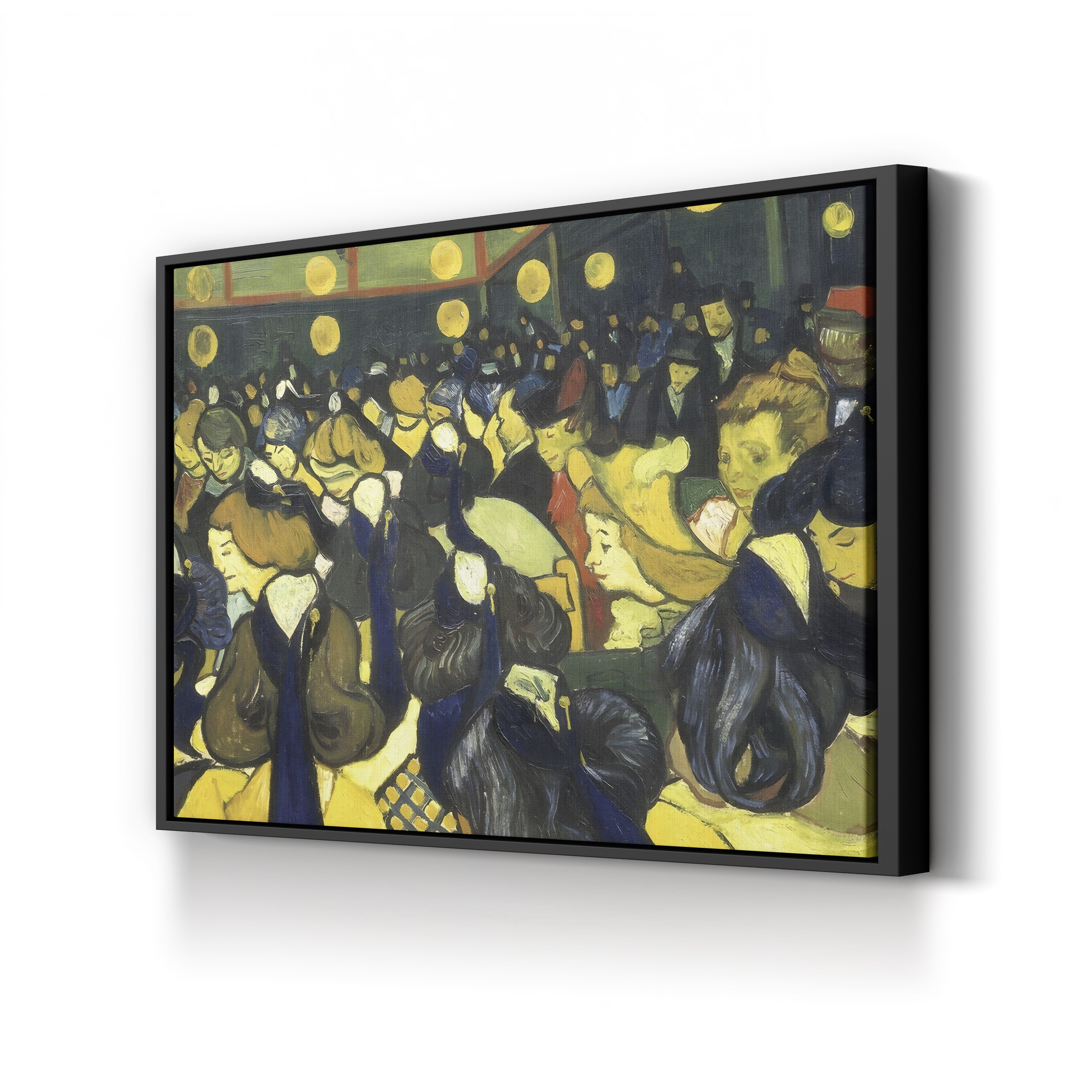 The Dance Hall at Arles – Vincent van Gogh Wall Art | Post-Impressionist Interior Canvas Print