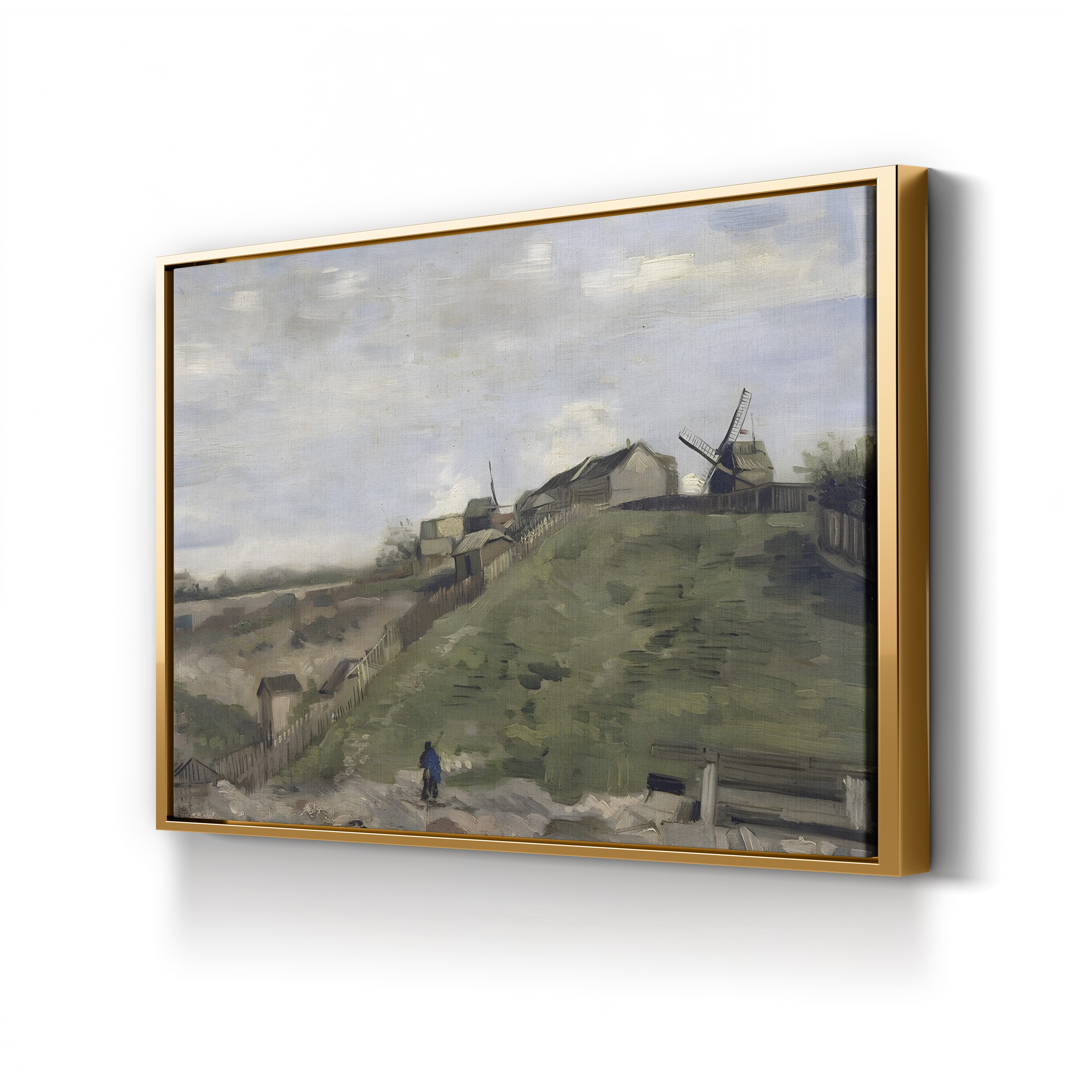 The Hill of Montmartre with Stone Quarry, 1886 – Vincent van Gogh Wall Art | Post-Impressionist Cityscape Canvas Print