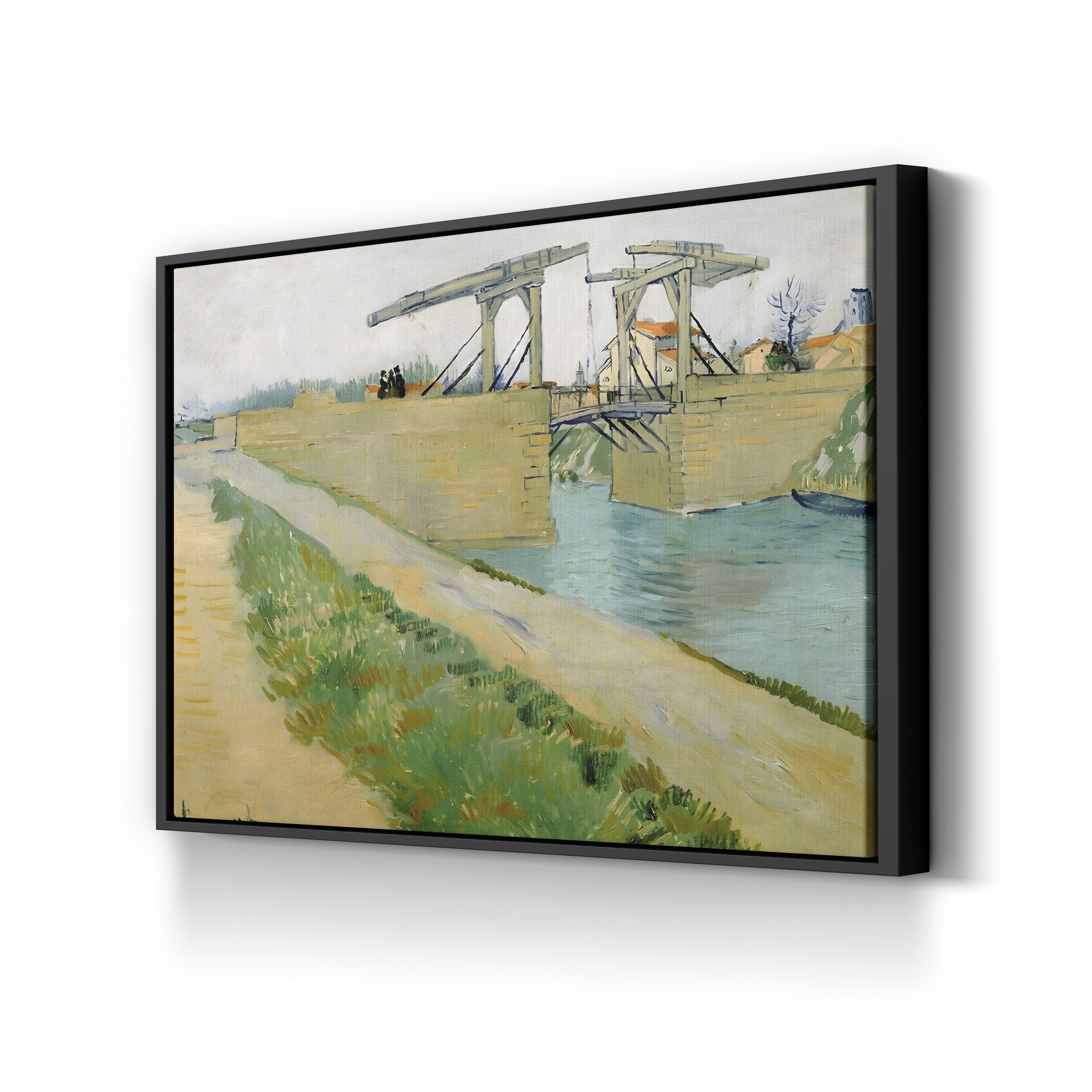 The Langlois Bridge – Vincent van Gogh Wall Art | Post-Impressionist Arles Canvas Print