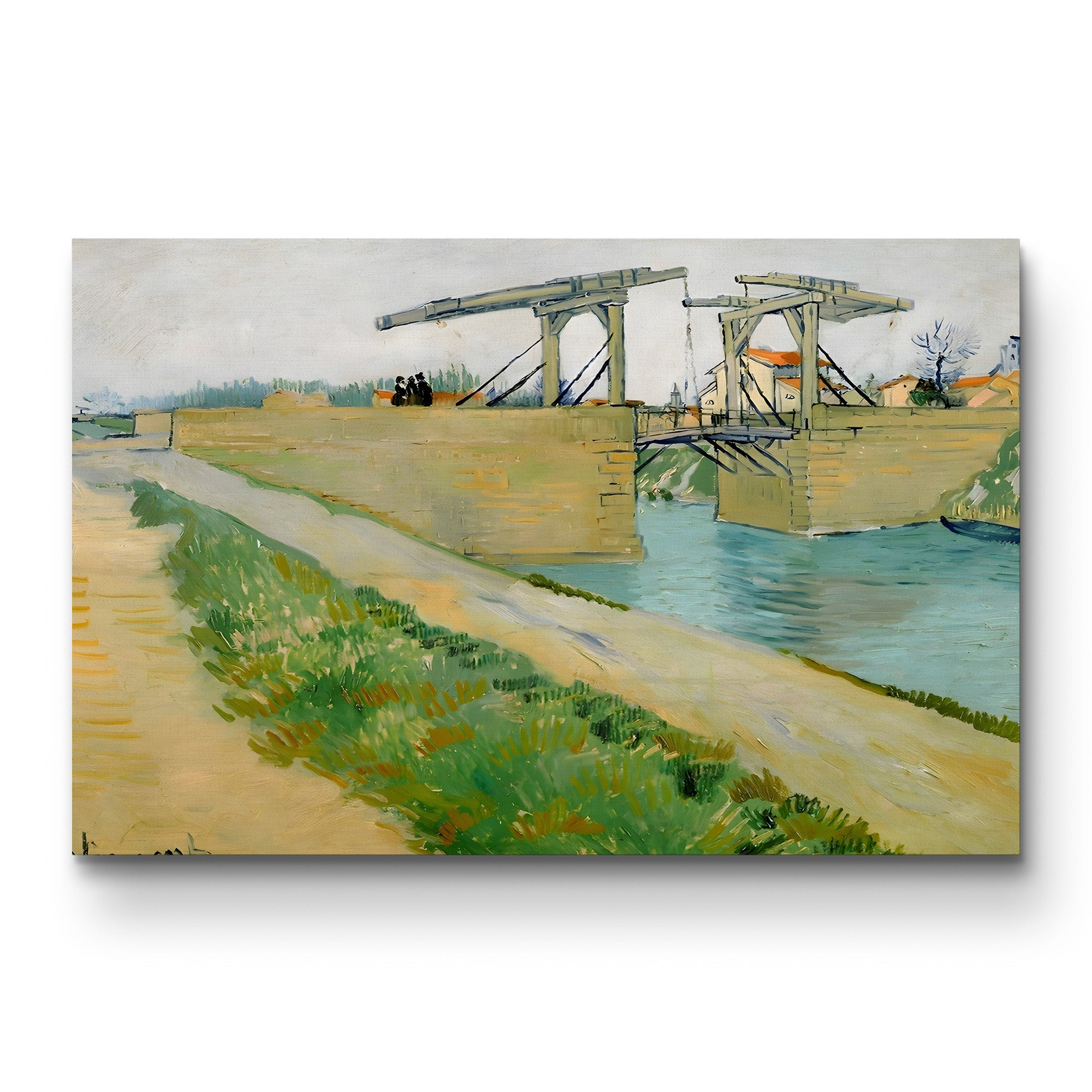 The Langlois Bridge – Vincent van Gogh Wall Art | Post-Impressionist Arles Canvas Print