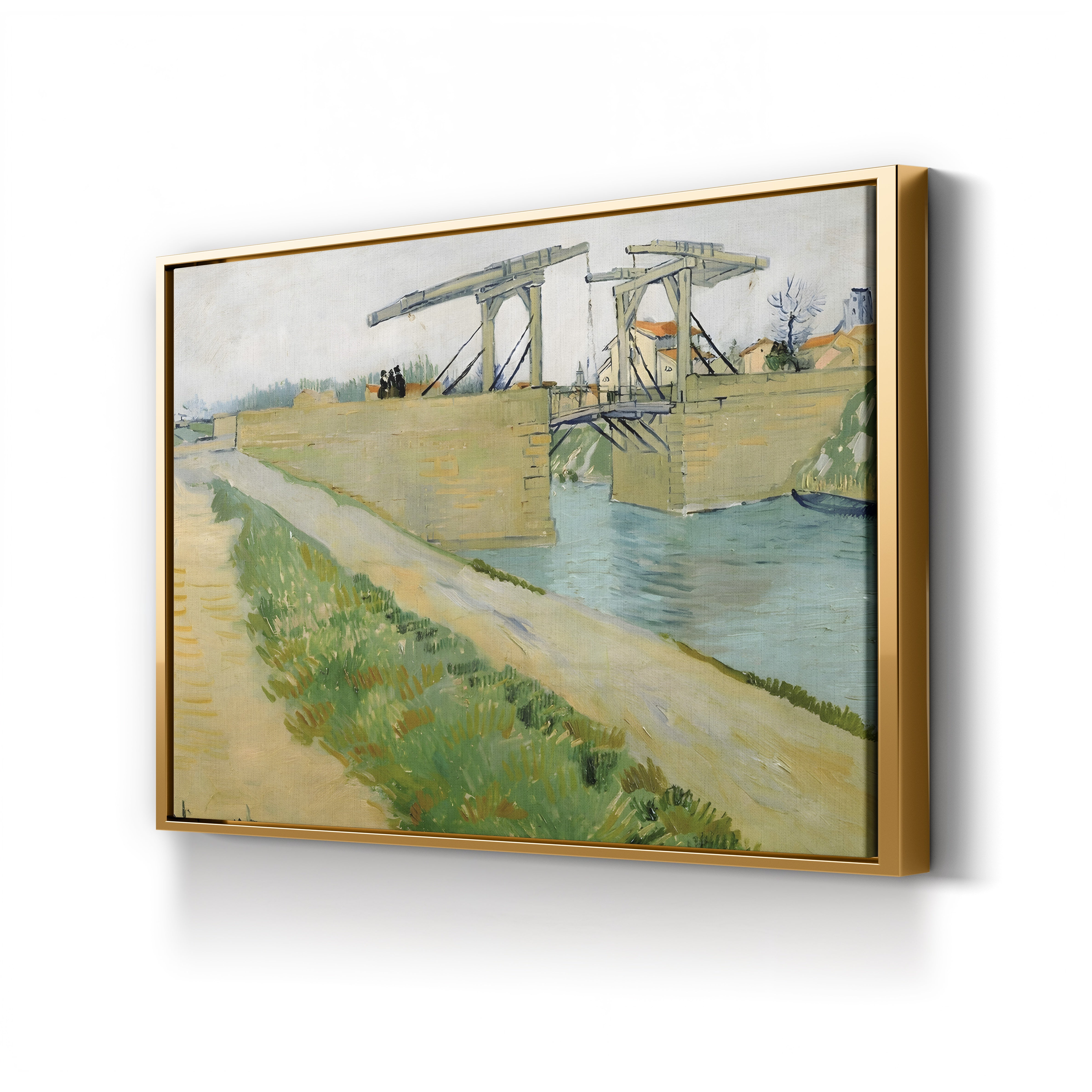 The Langlois Bridge – Vincent van Gogh Wall Art | Post-Impressionist Arles Canvas Print