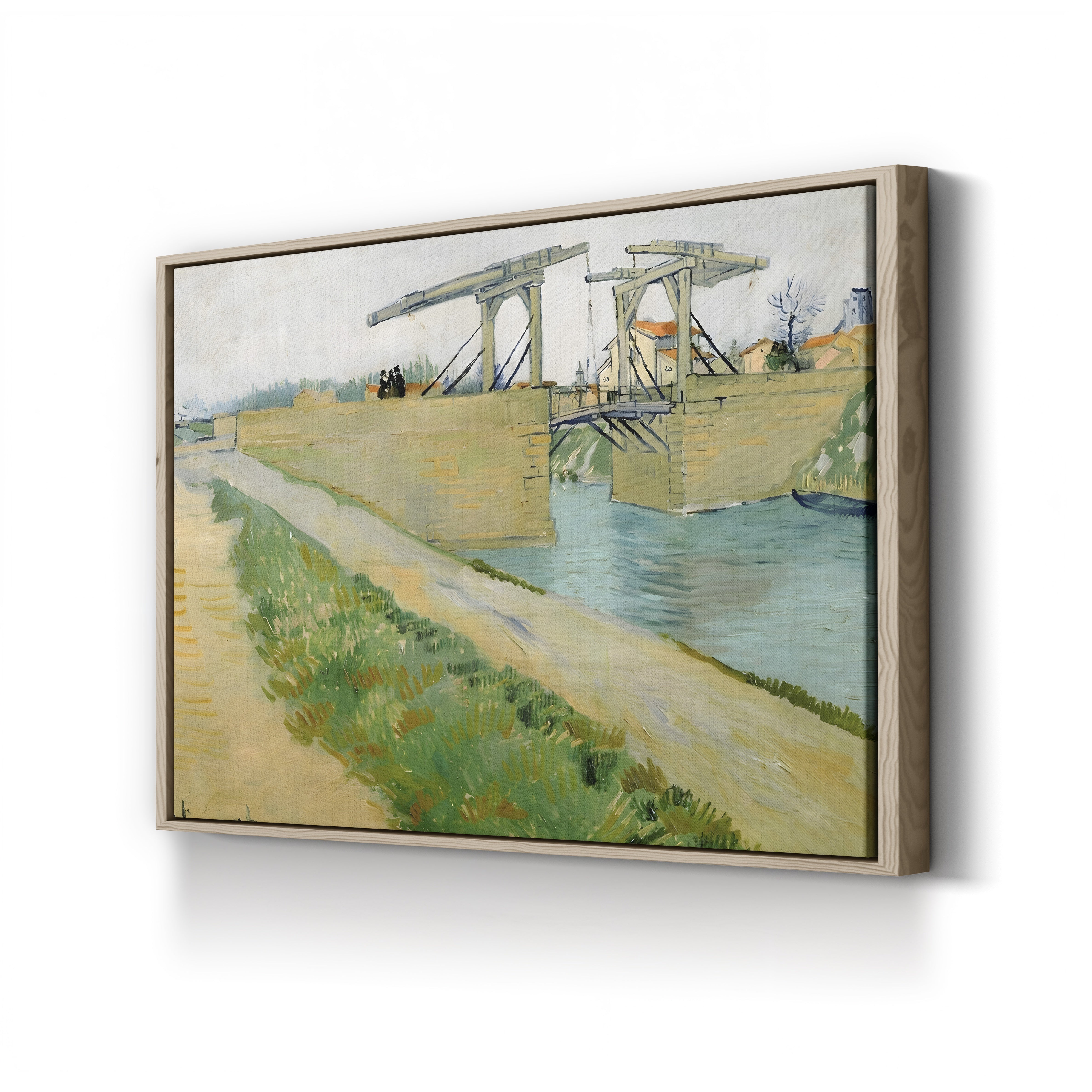 The Langlois Bridge – Vincent van Gogh Wall Art | Post-Impressionist Arles Canvas Print