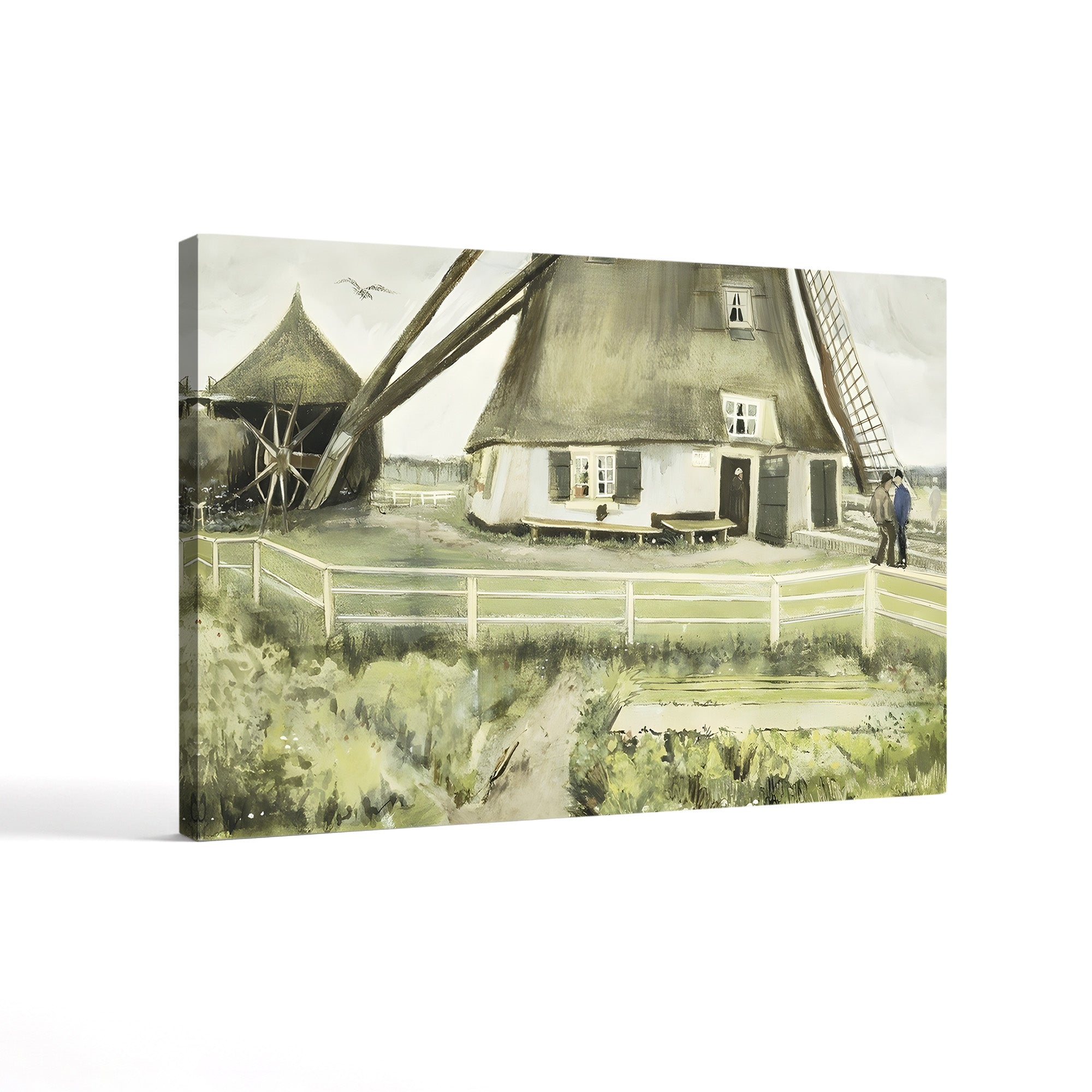 The Mill, 1881 – Vincent van Gogh Wall Art | Early Dutch Landscape Canvas Print