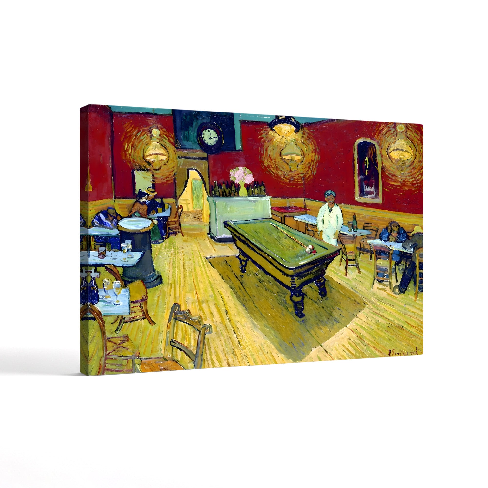 The Night Café, 1888 – Vincent van Gogh Wall Art | Post-Impressionist Interior Canvas Print