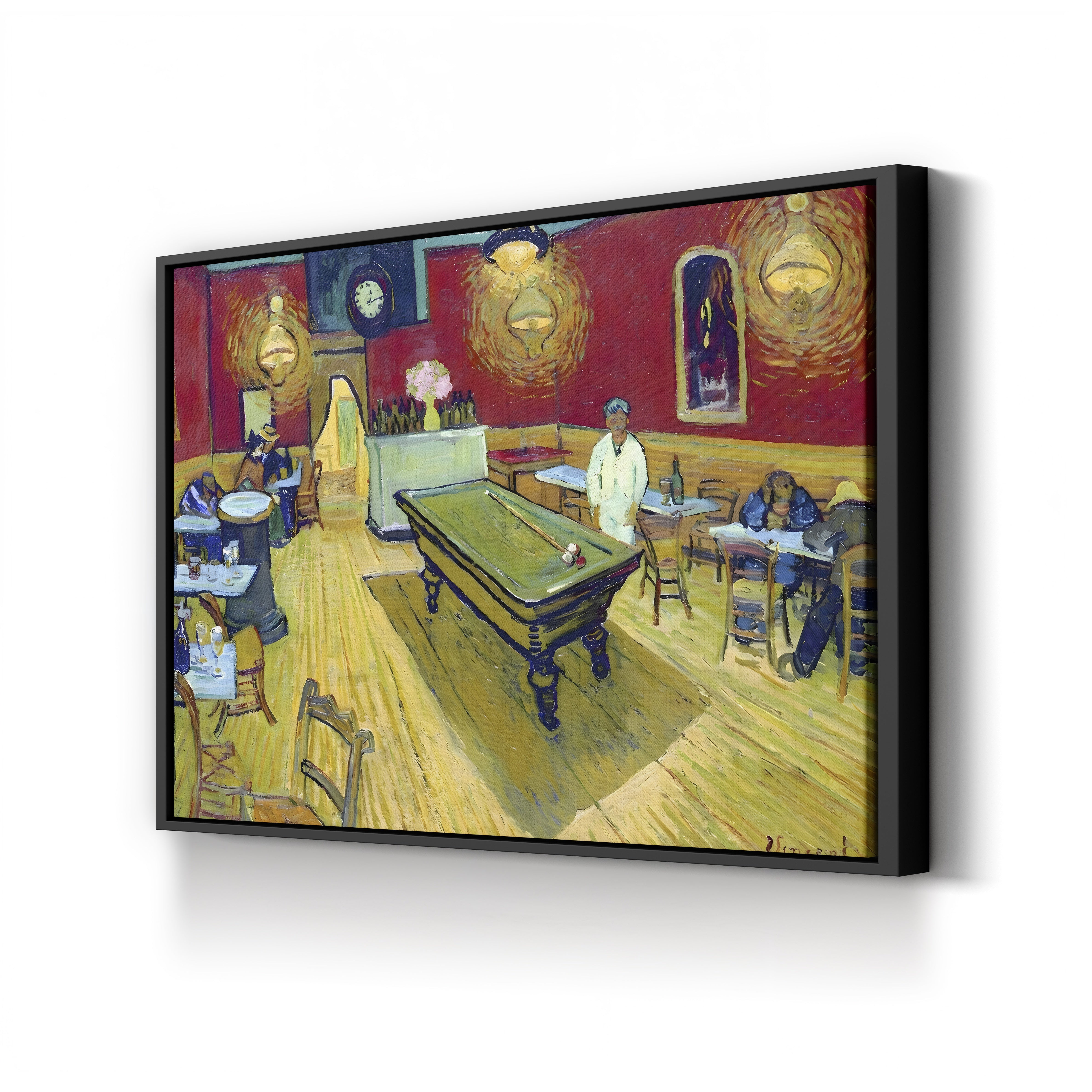 The Night Café, 1888 – Vincent van Gogh Wall Art | Post-Impressionist Interior Canvas Print