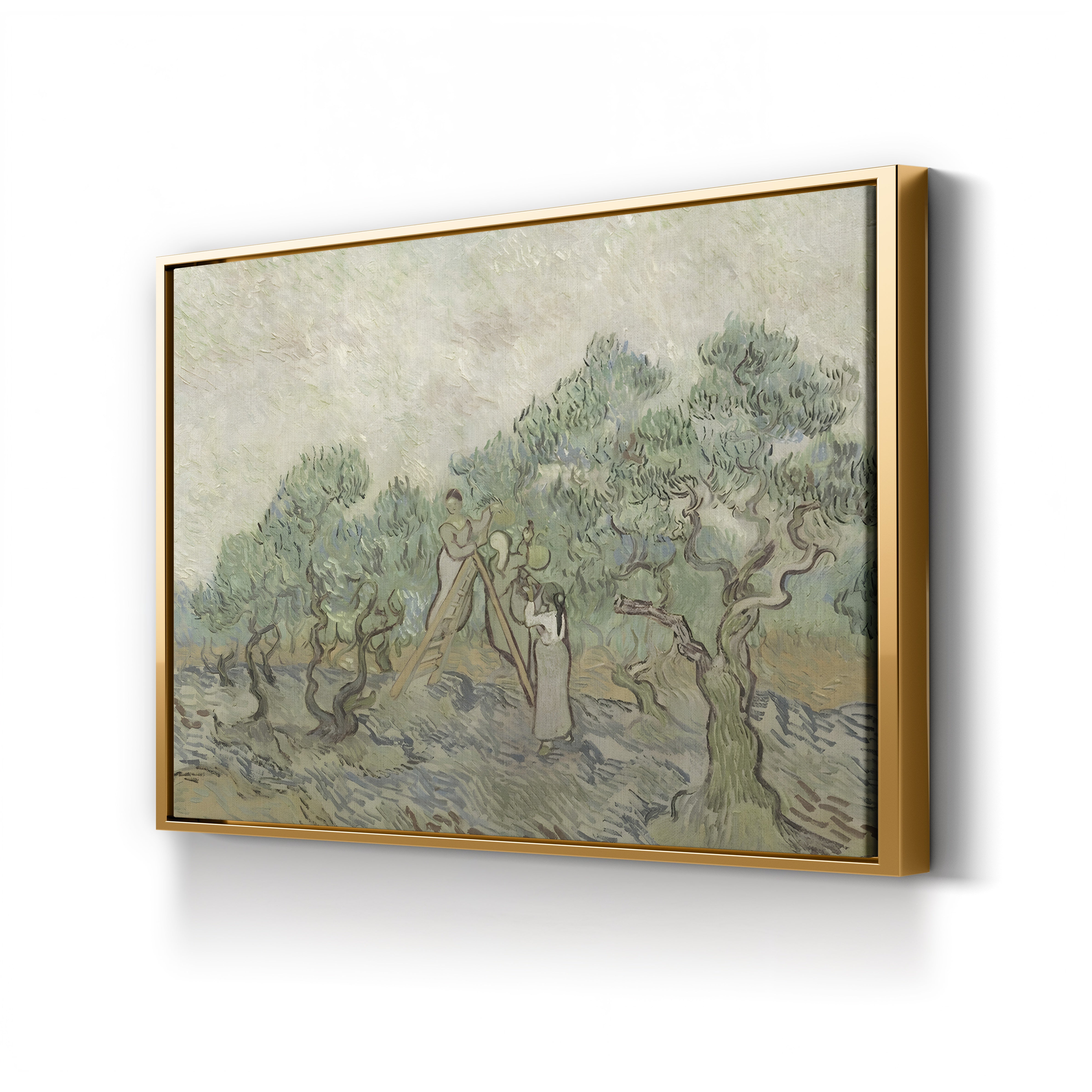 The Olive Orchard, 1889 – Vincent van Gogh Wall Art | Post-Impressionist Landscape Canvas Print