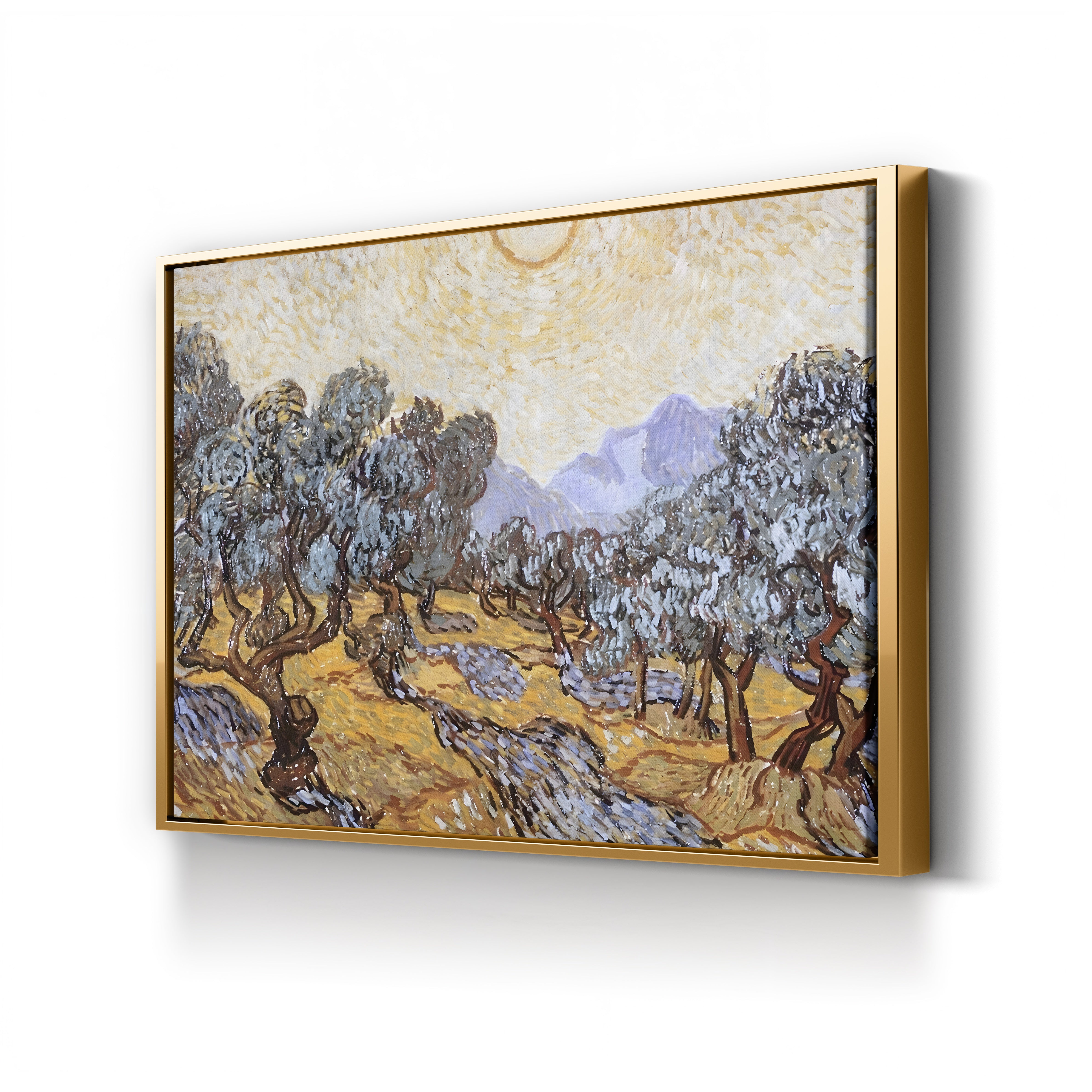 The Olive Trees – Vincent van Gogh Wall Art | Post-Impressionist Landscape Canvas Print