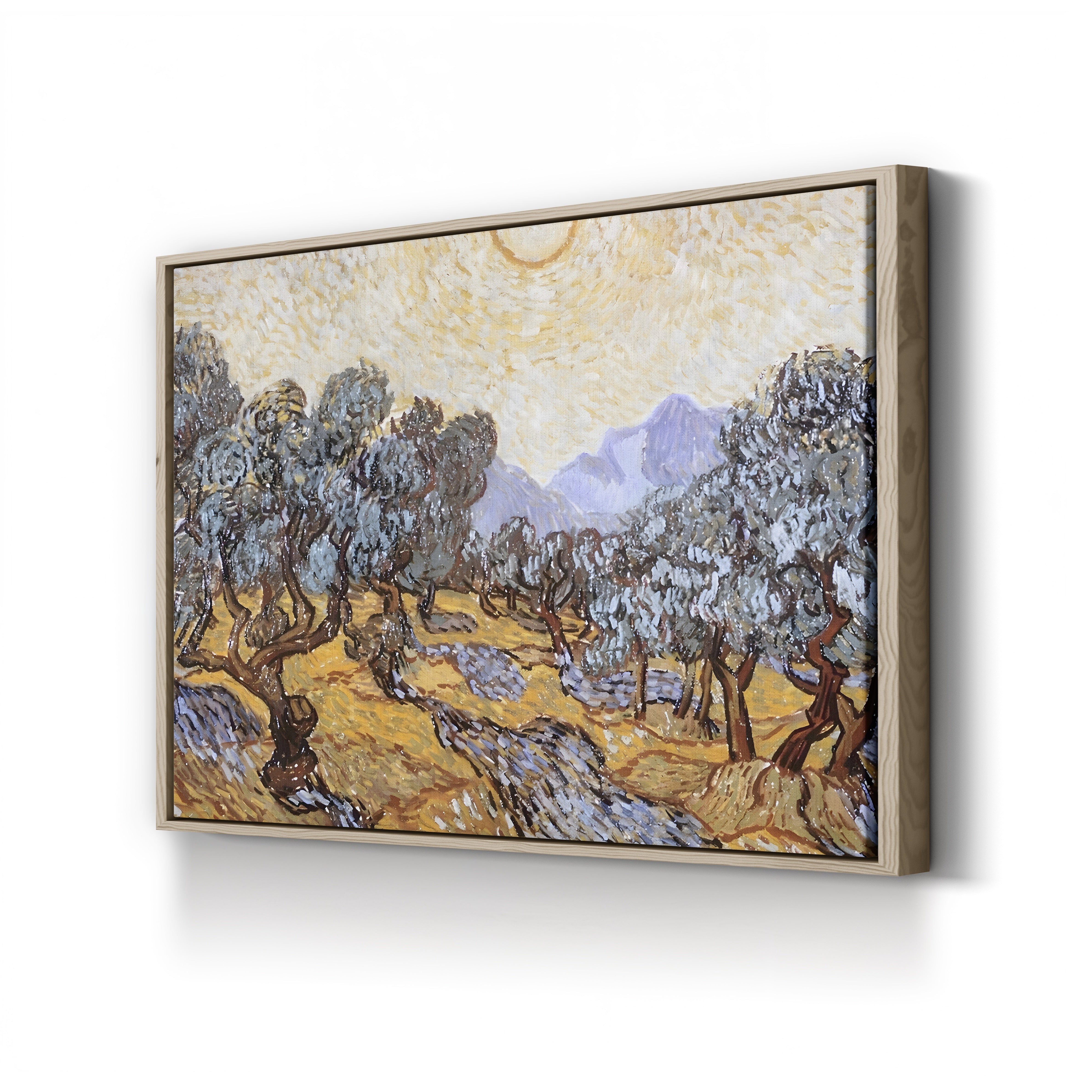 The Olive Trees – Vincent van Gogh Wall Art | Post-Impressionist Landscape Canvas Print