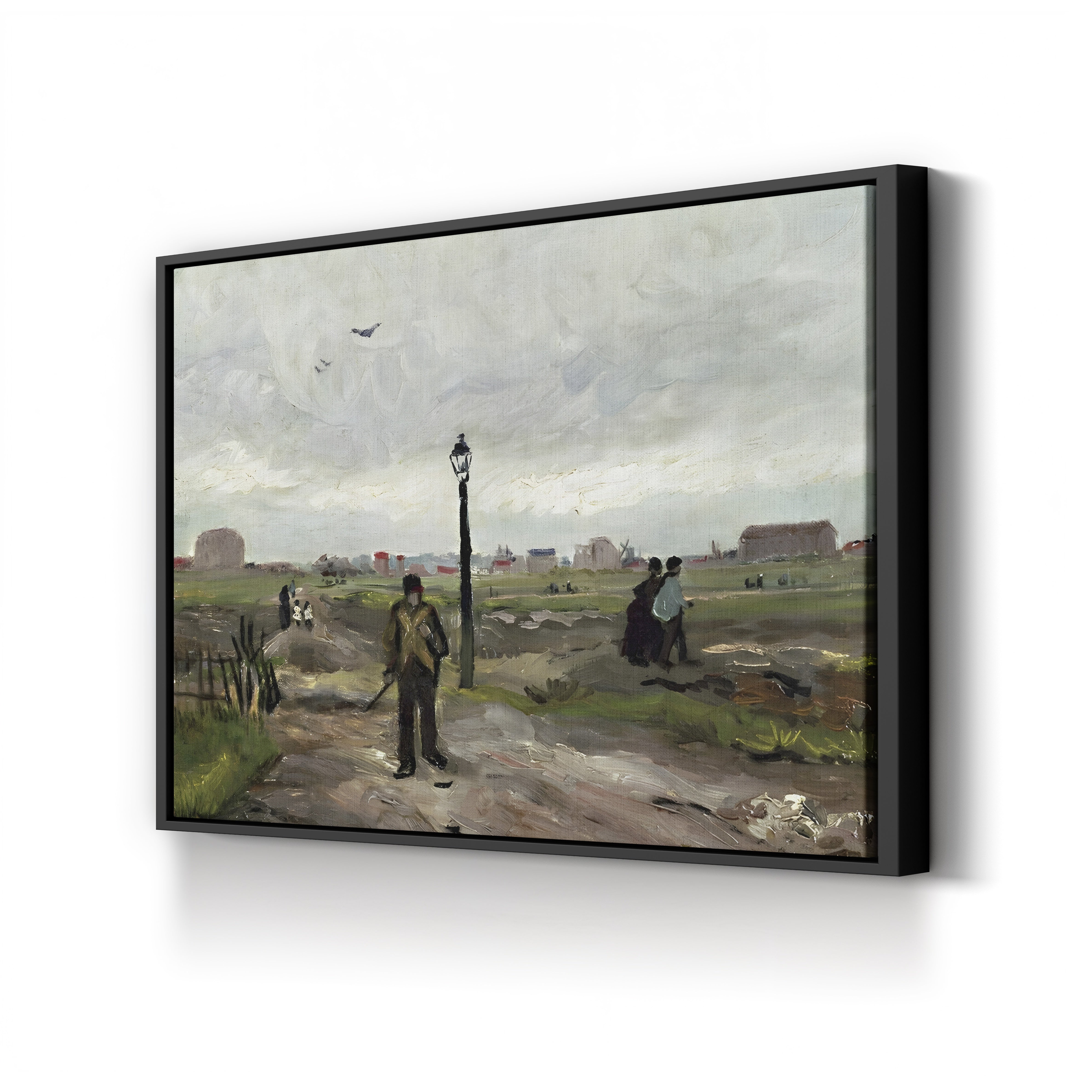 The Outskirts of Paris, 1886 – Vincent van Gogh Wall Art | Post-Impressionist Landscape Canvas Print