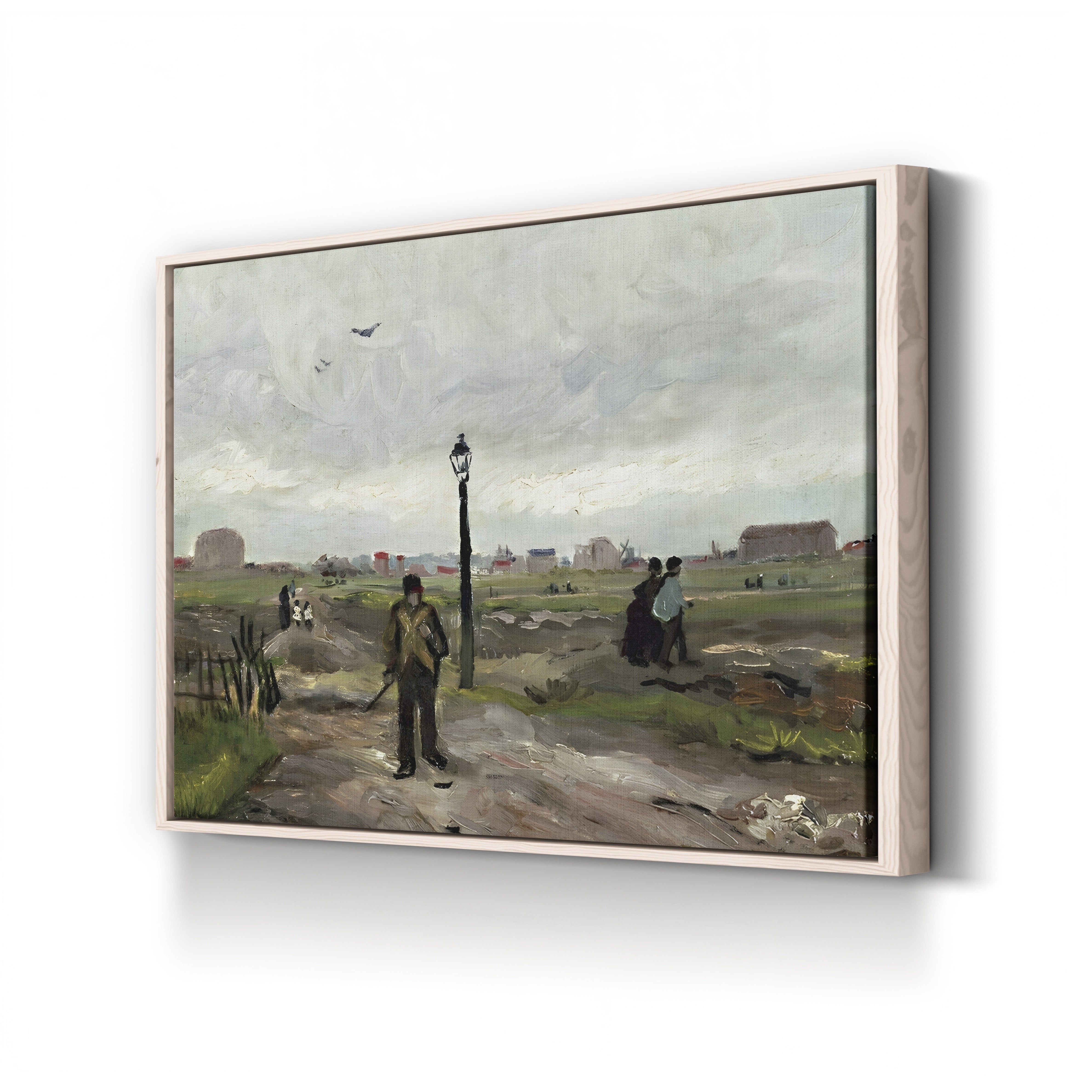 The Outskirts of Paris, 1886 – Vincent van Gogh Wall Art | Post-Impressionist Landscape Canvas Print