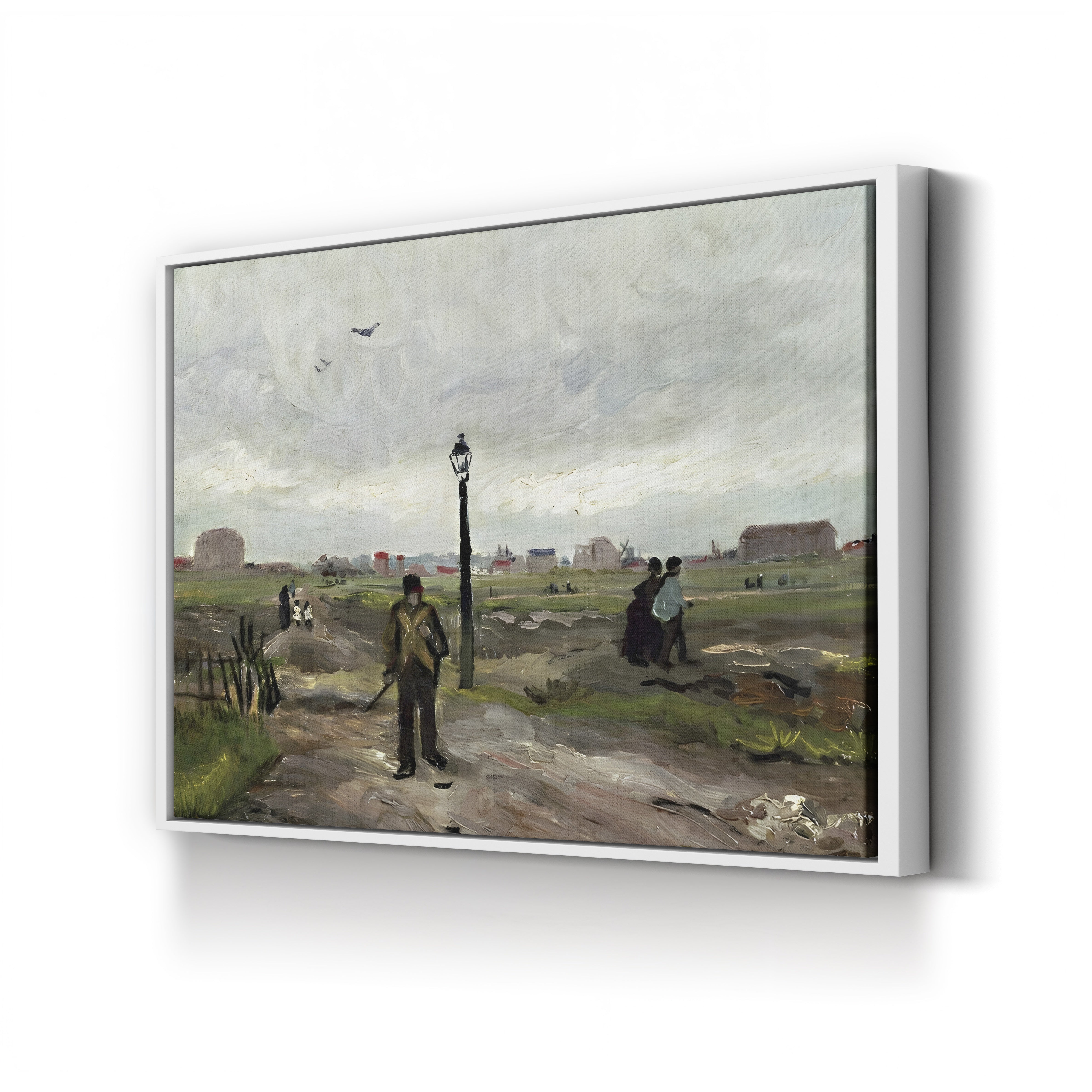 The Outskirts of Paris, 1886 – Vincent van Gogh Wall Art | Post-Impressionist Landscape Canvas Print