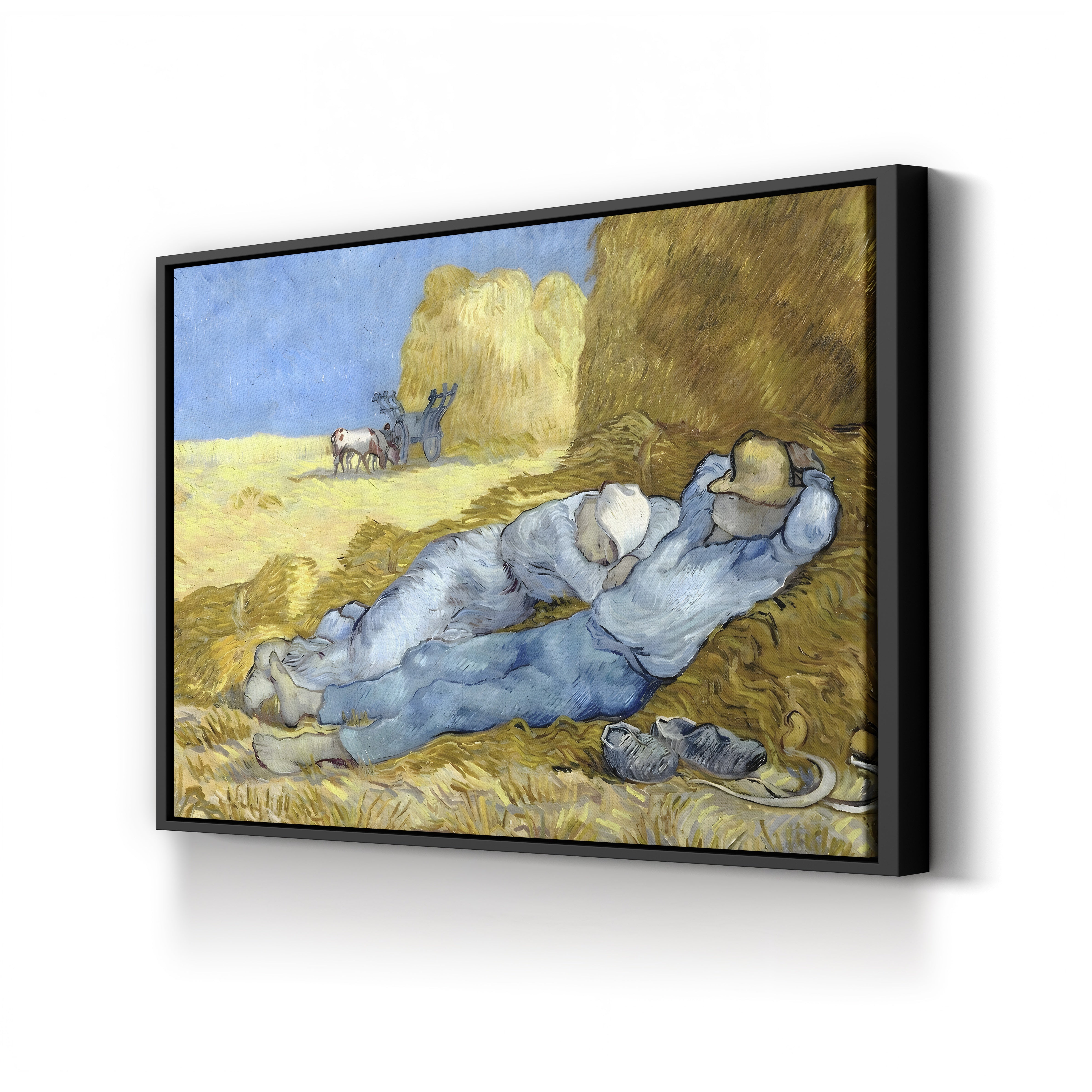 The Siesta (After Millet) – Vincent van Gogh Wall Art | Post-Impressionist Figure Canvas Print