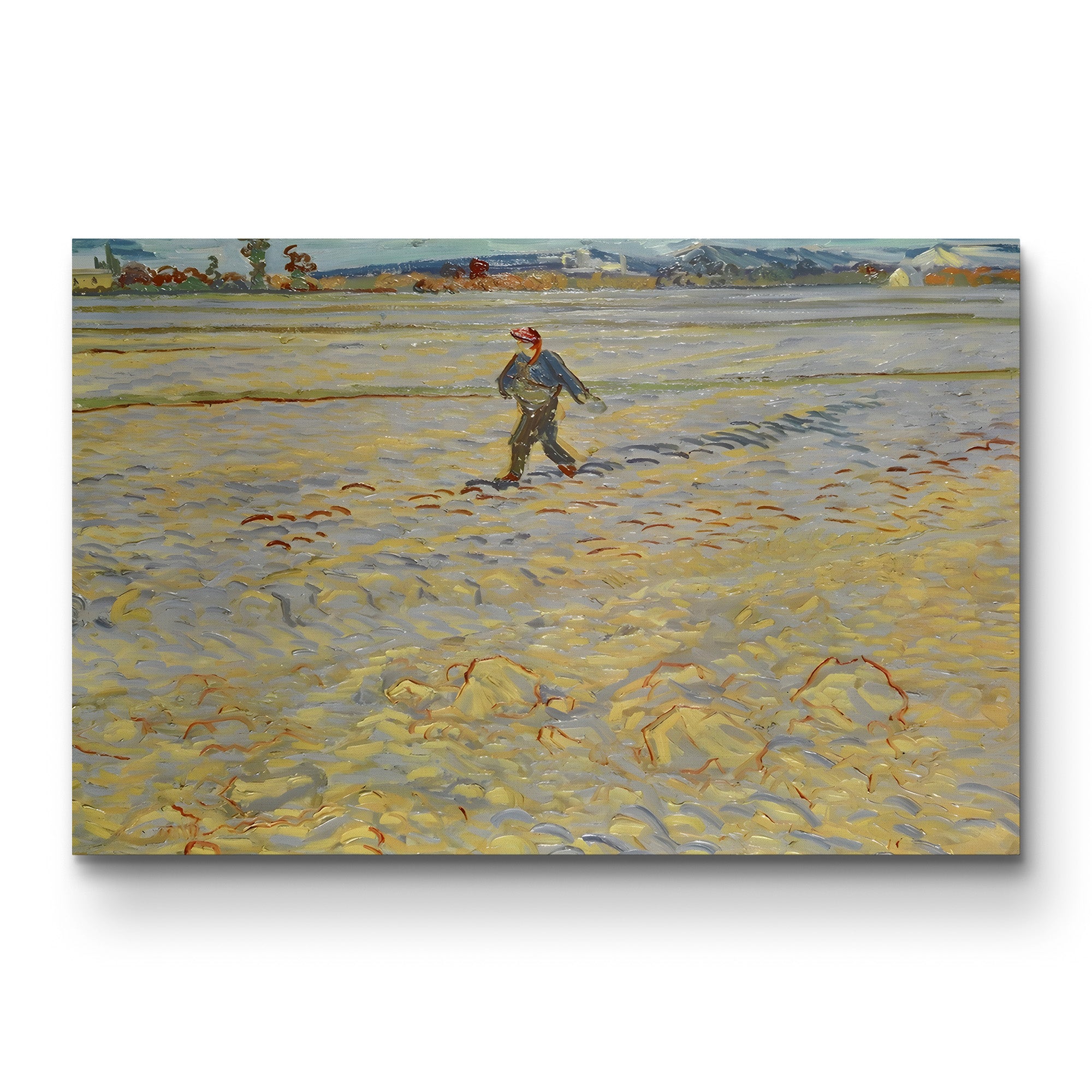 The Sower, 1888 – Vincent van Gogh Wall Art | Post-Impressionist Landscape Canvas Print