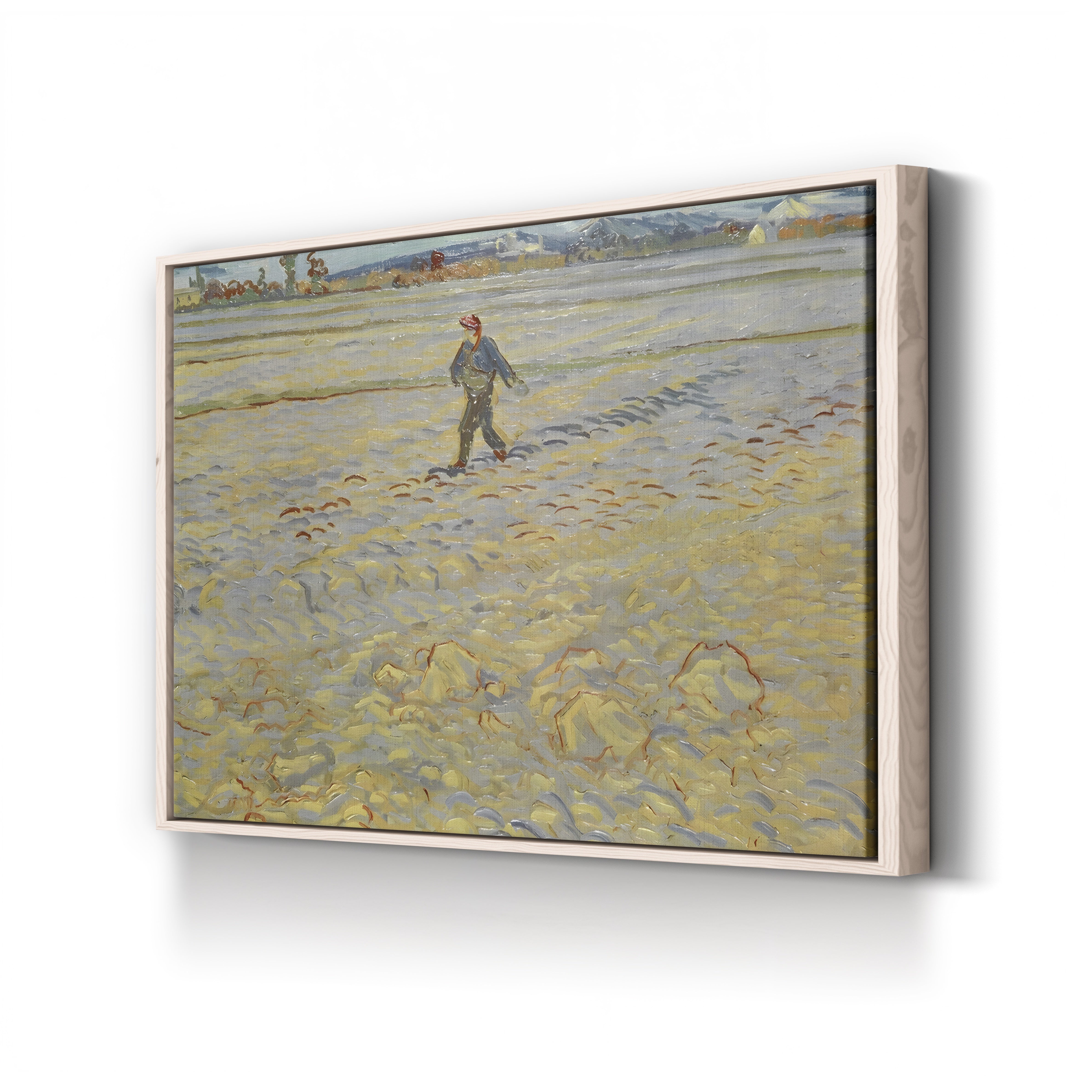 The Sower, 1888 – Vincent van Gogh Wall Art | Post-Impressionist Landscape Canvas Print
