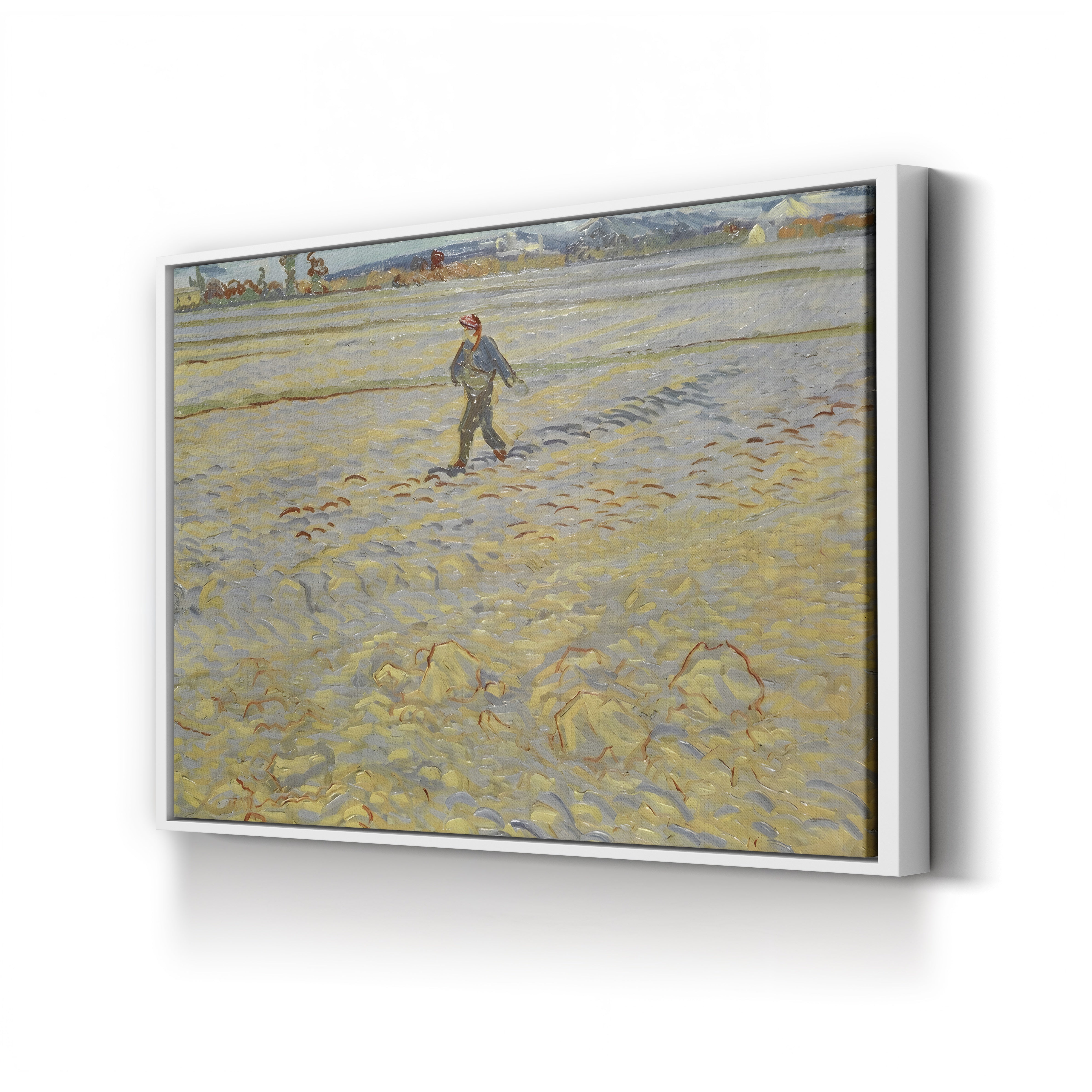 The Sower, 1888 – Vincent van Gogh Wall Art | Post-Impressionist Landscape Canvas Print