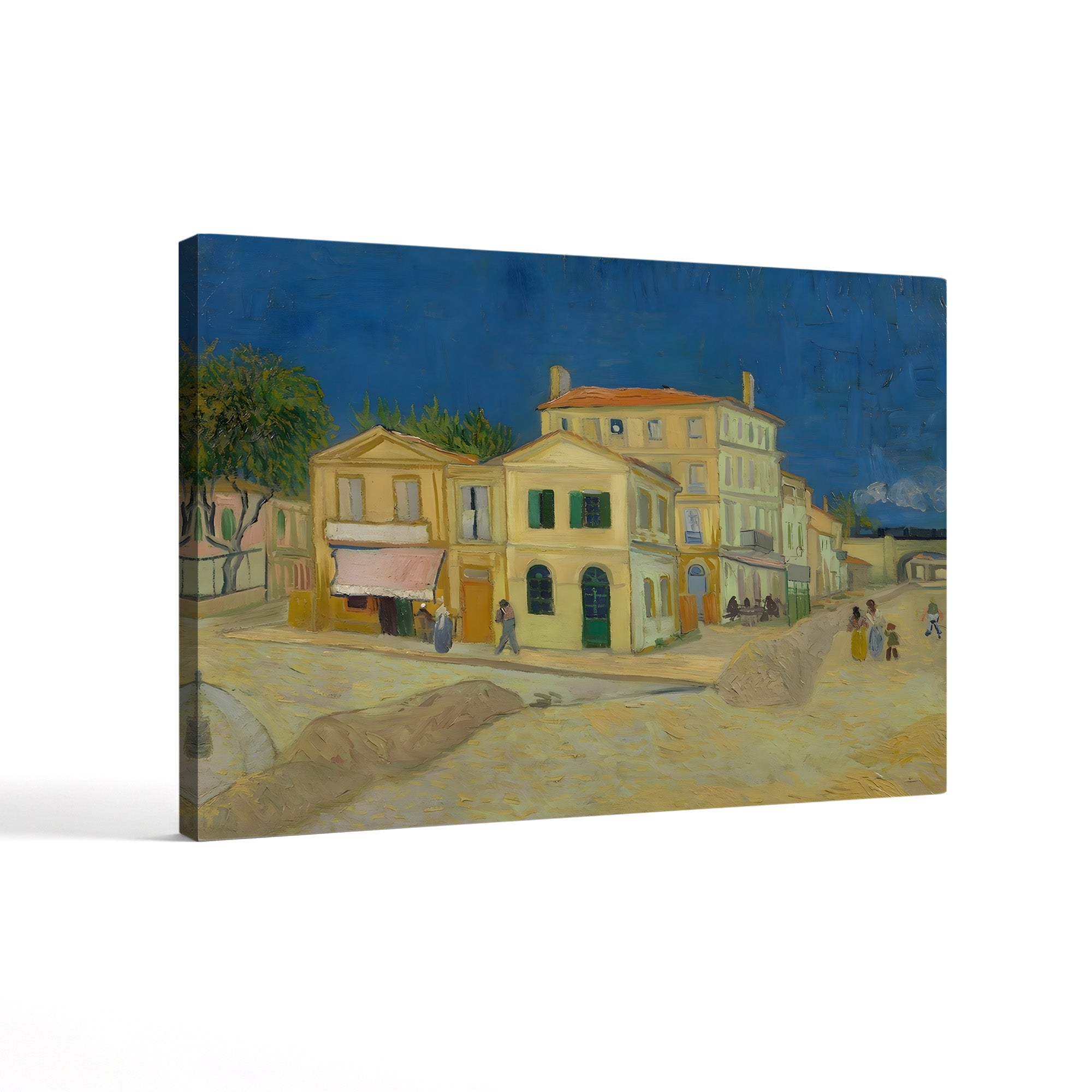 The Yellow House, 1888 – Vincent van Gogh Wall Art | Post-Impressionist Architecture Canvas Print