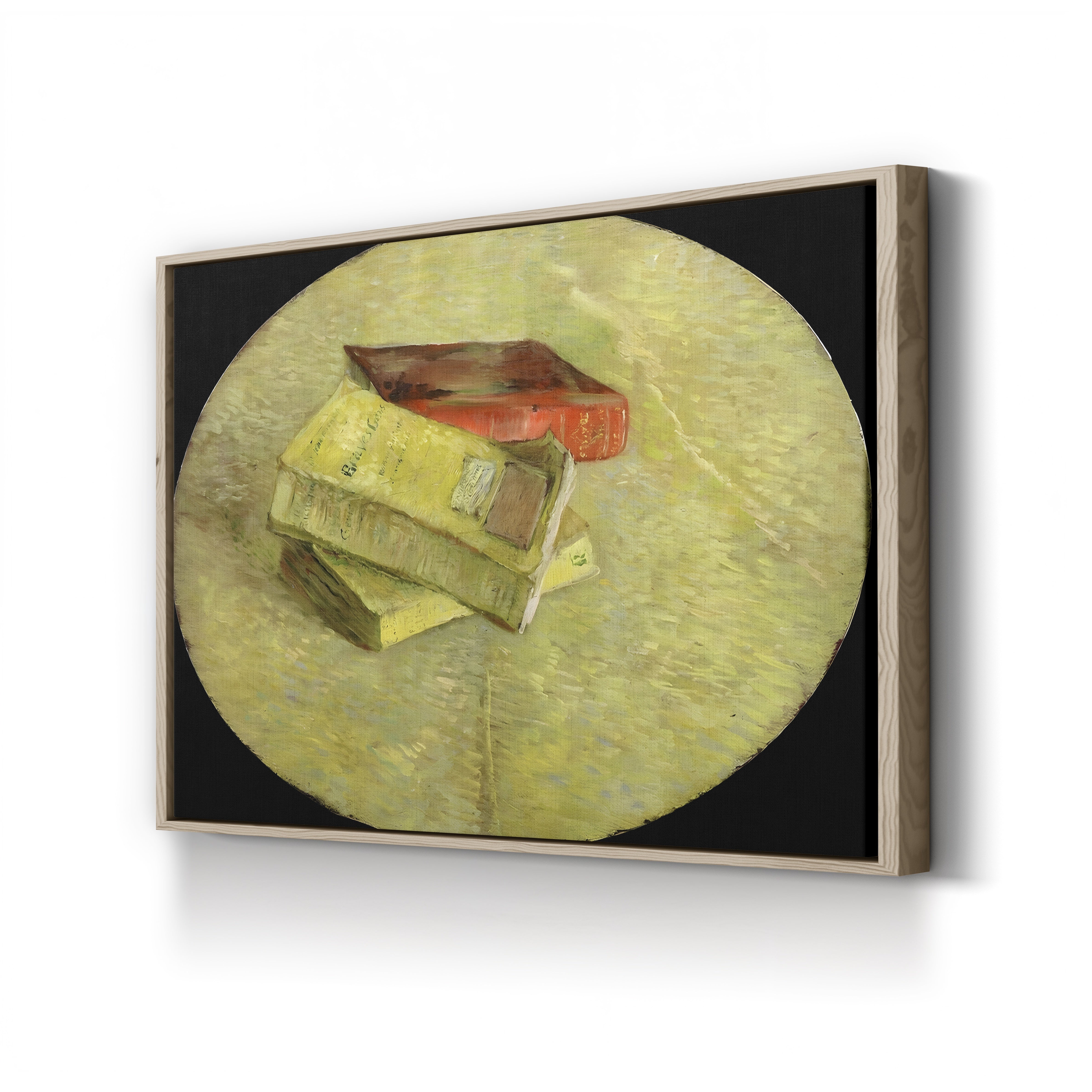 Three Books – Vincent van Gogh Wall Art | Post-Impressionist Still Life Canvas Print