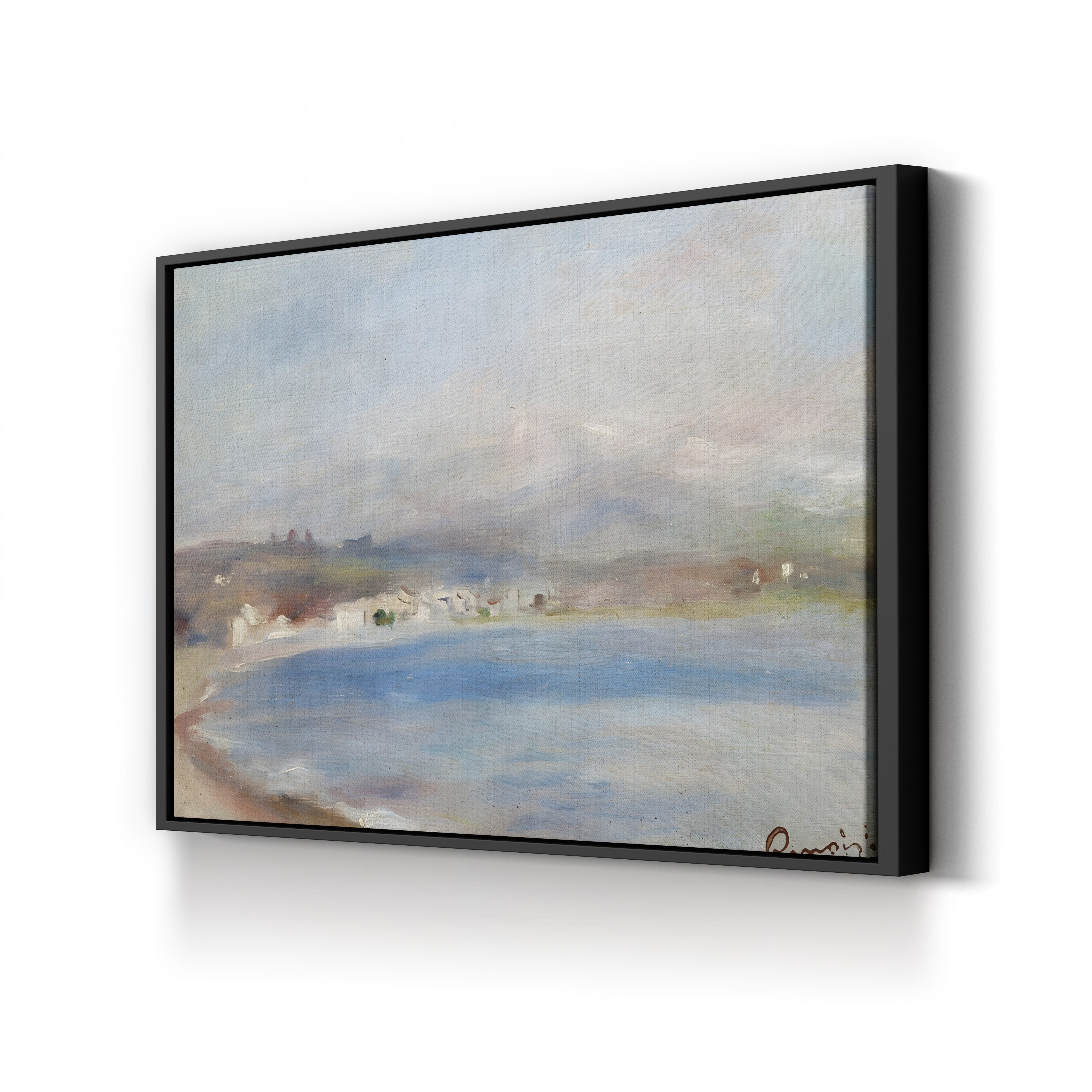 Cros de Cagnes, Mer et Montagnes, c. 1910 – Pierre-Auguste Renoir Wall Art | Late Impressionist Coastal Canvas Print