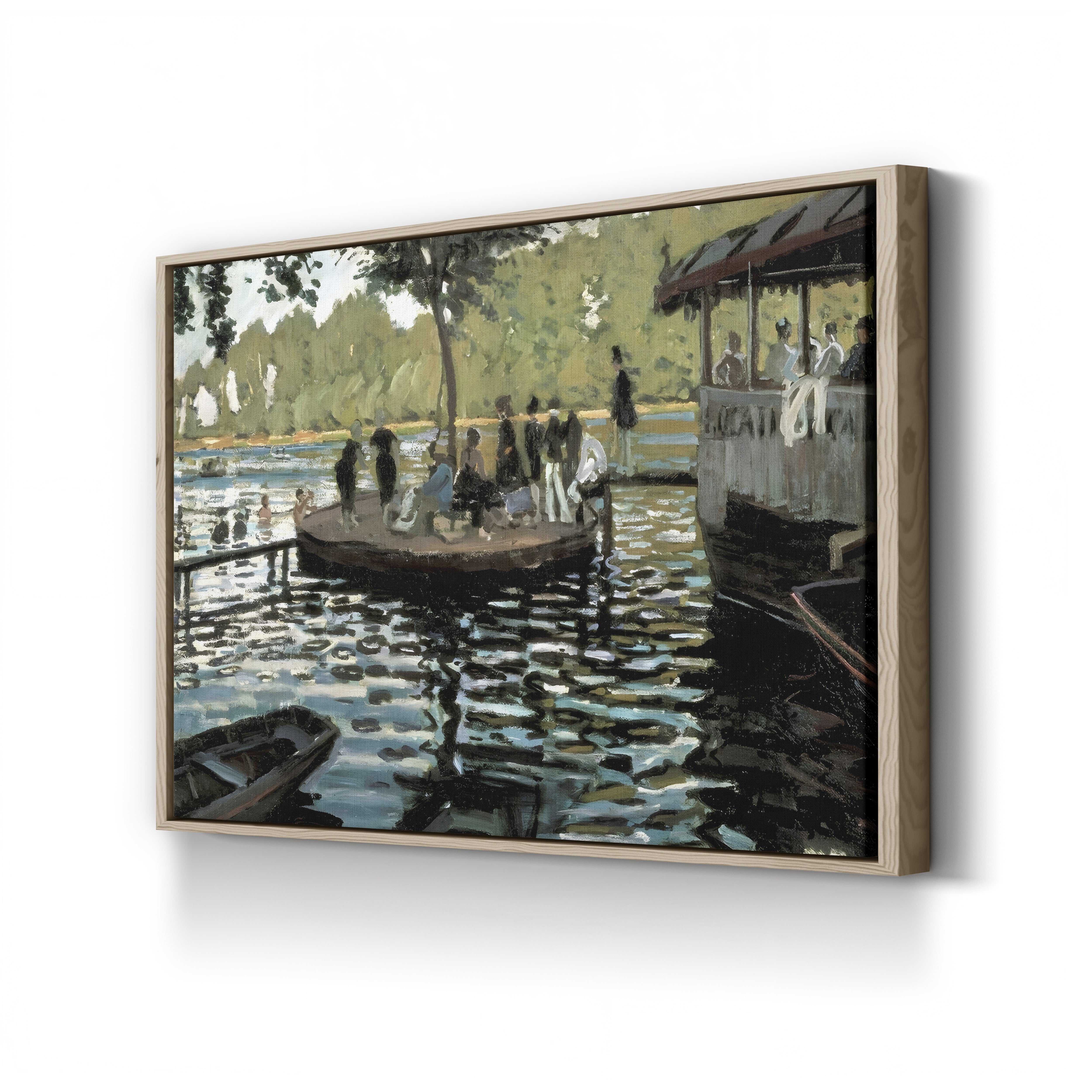 La Grenouillère – Pierre-Auguste Renoir Wall Art | Impressionist River Canvas Print