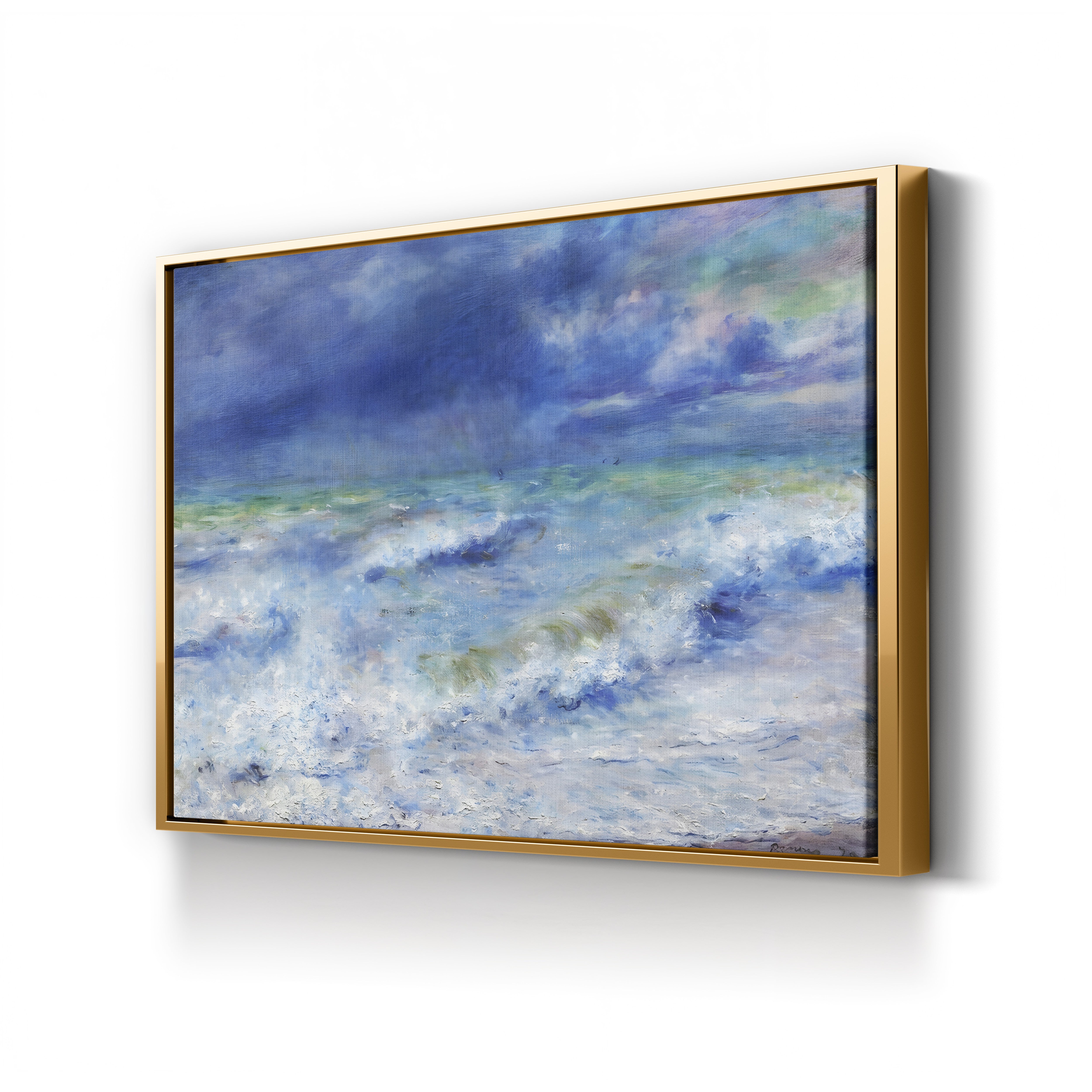 Seascape – Renoir Wall Art | Impressionist Seascape Canvas Print