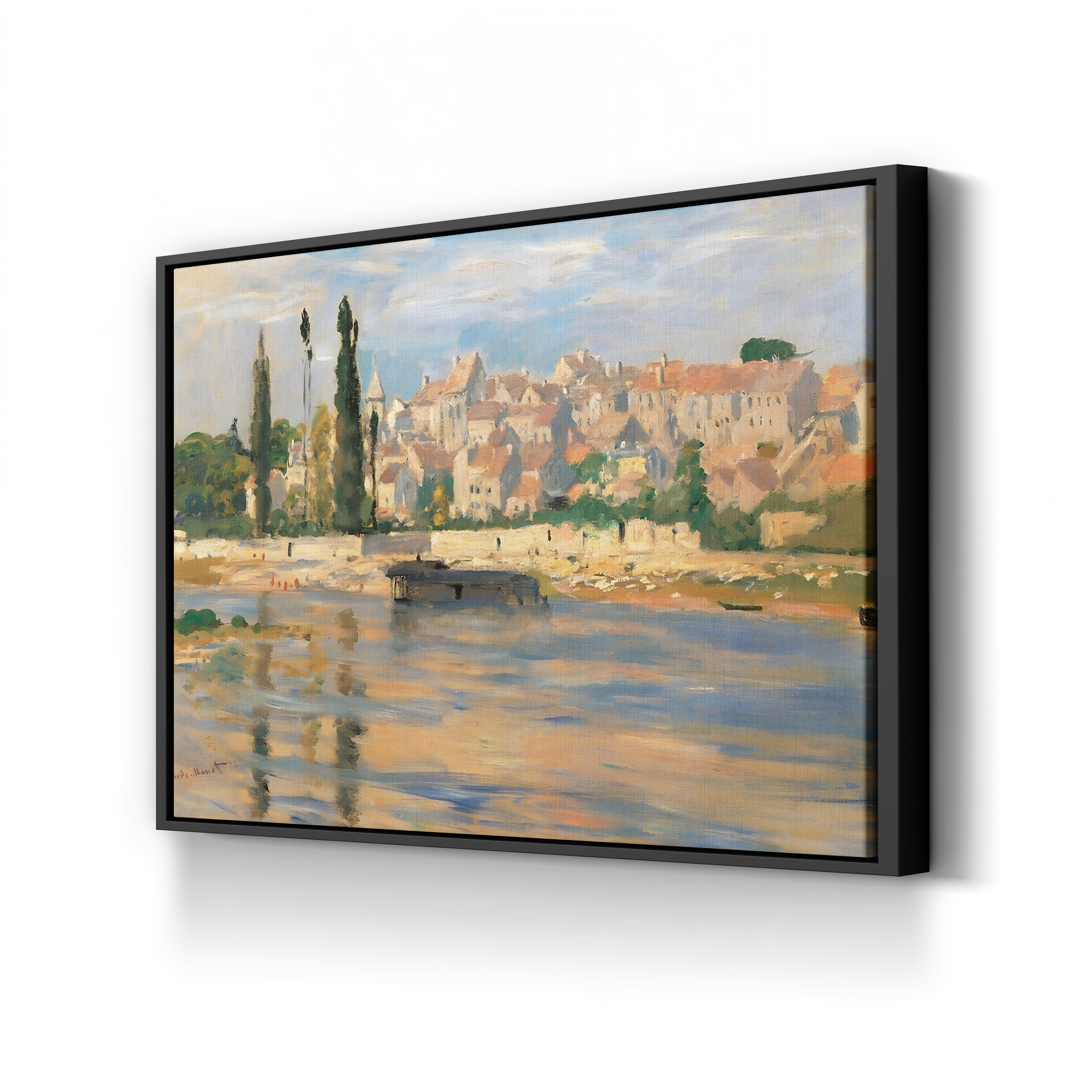 Carrières-Saint-Denis, 1872 – Claude Monet Wall Art | Musée d'Orsay Impressionist Seine Canvas Print