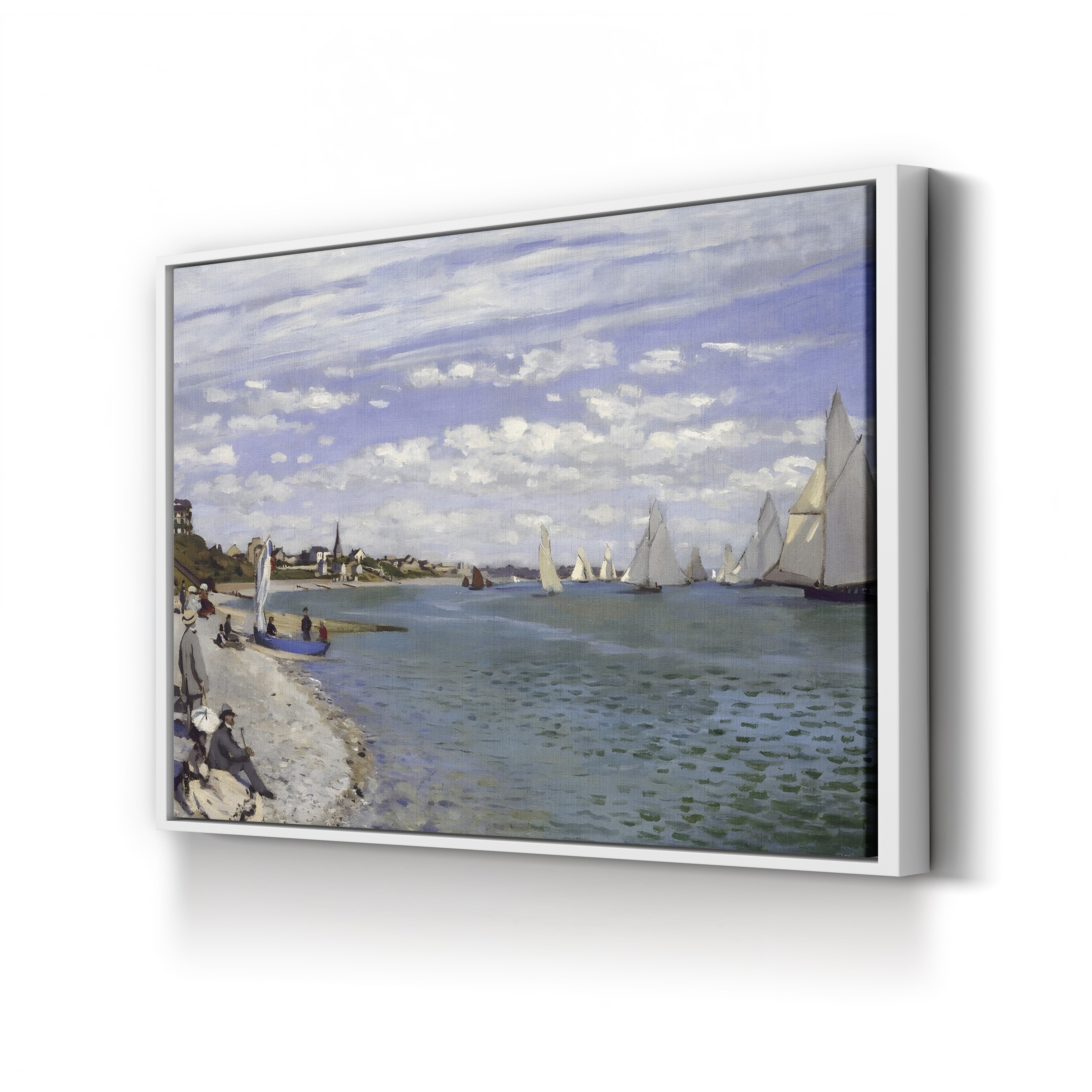 Regatta at Sainte-Adresse (Régates à Sainte-Adresse), 1867 by Claude Monet