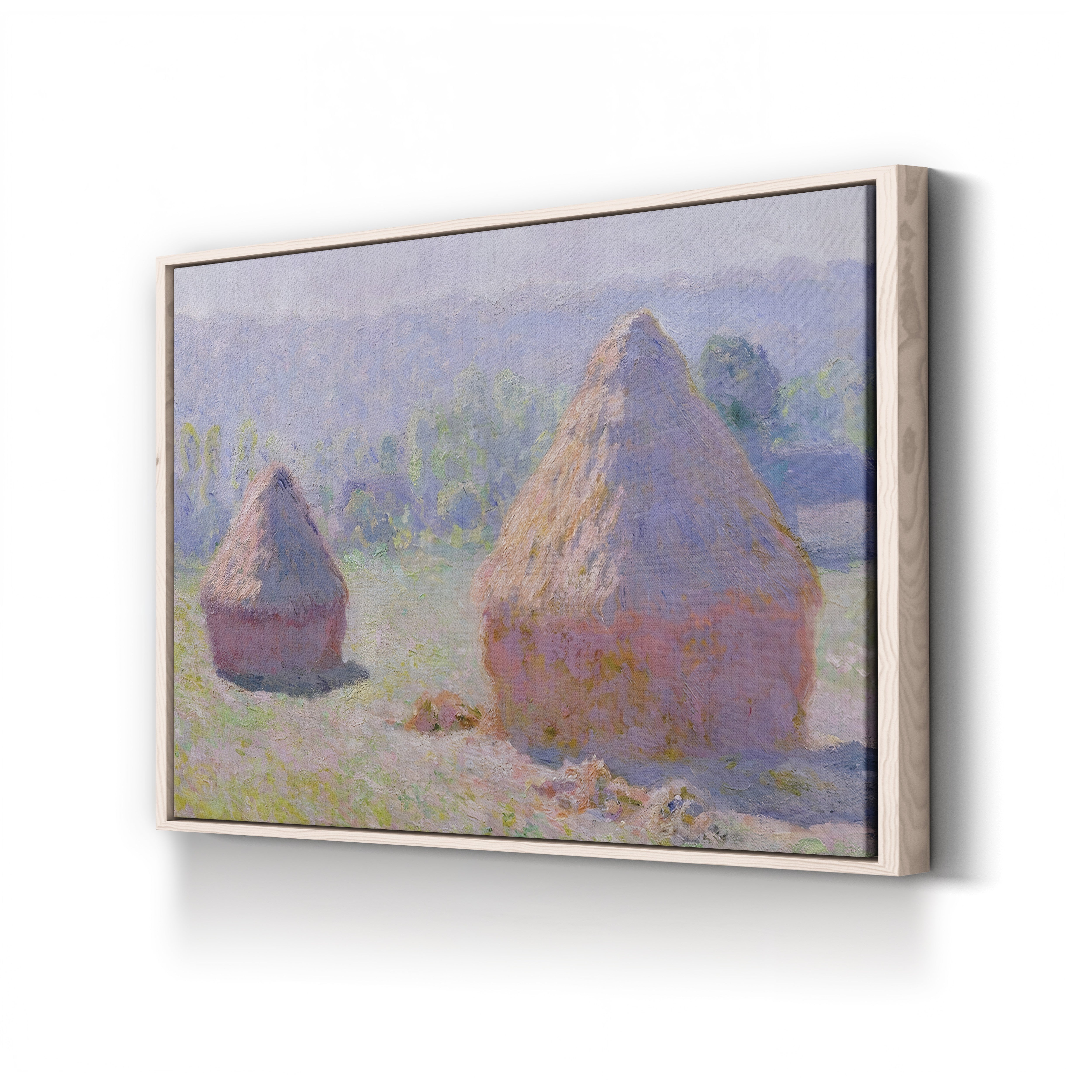 Grainstacks at the End of Summer, Morning Effect, 1891 – Claude Monet Wall Art | Impressionist Series Print