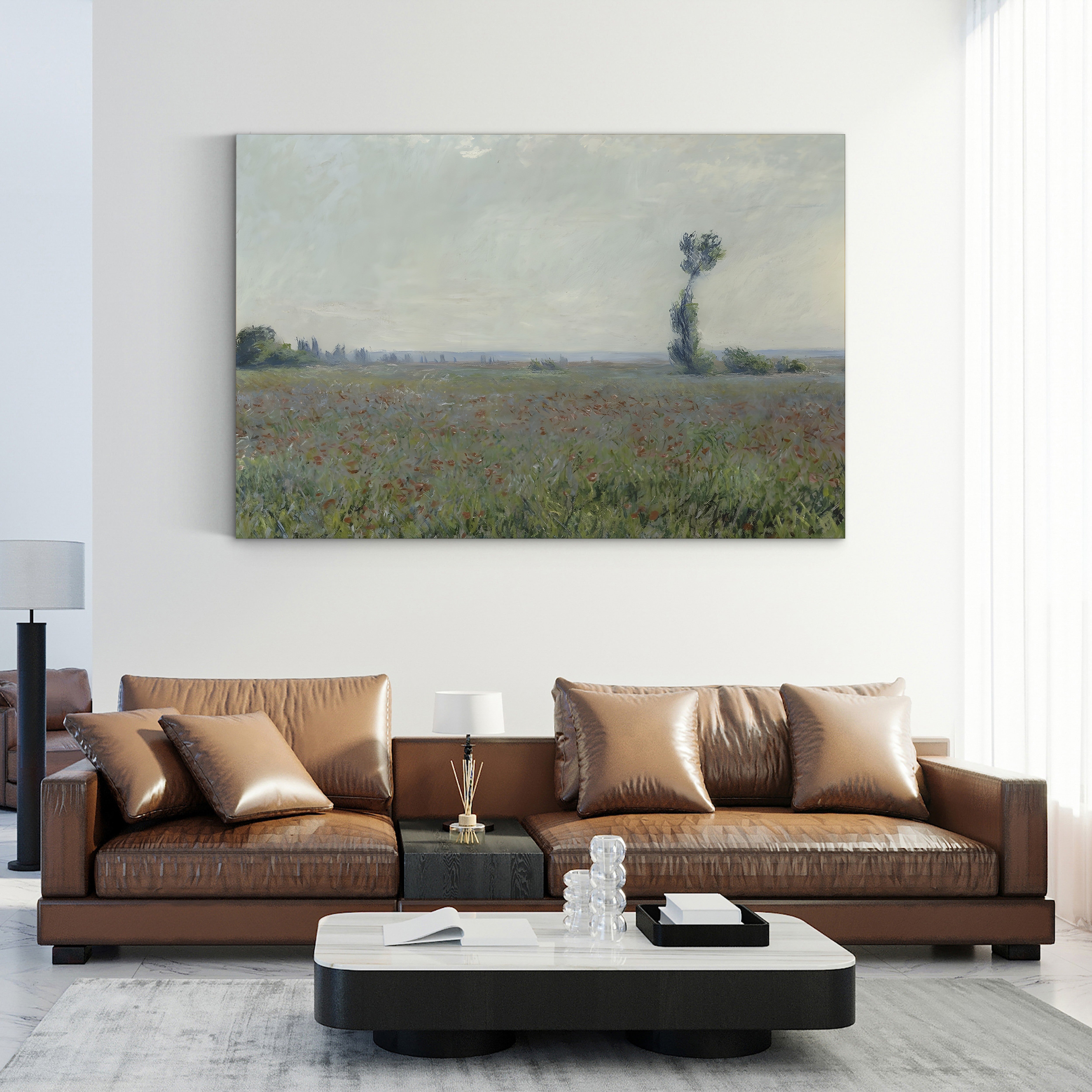 Champ de Coquelicots, 1881 – Claude Monet Wall Art | Impressionist Poppy Field Canvas Print