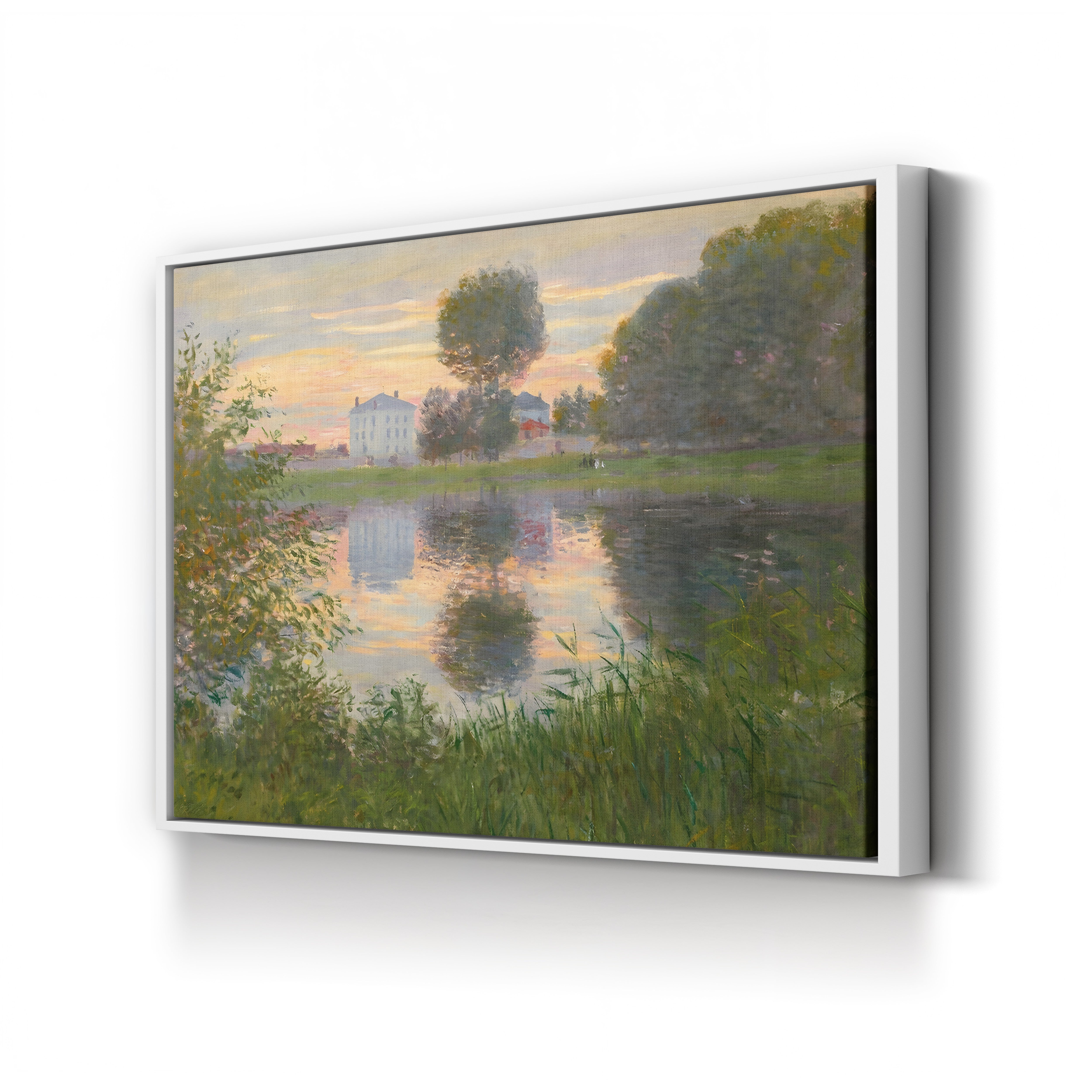 Ball-Shaped Tree, Argenteuil, 1876 – Claude Monet Wall Art | Impressionist Landscape Canvas Print