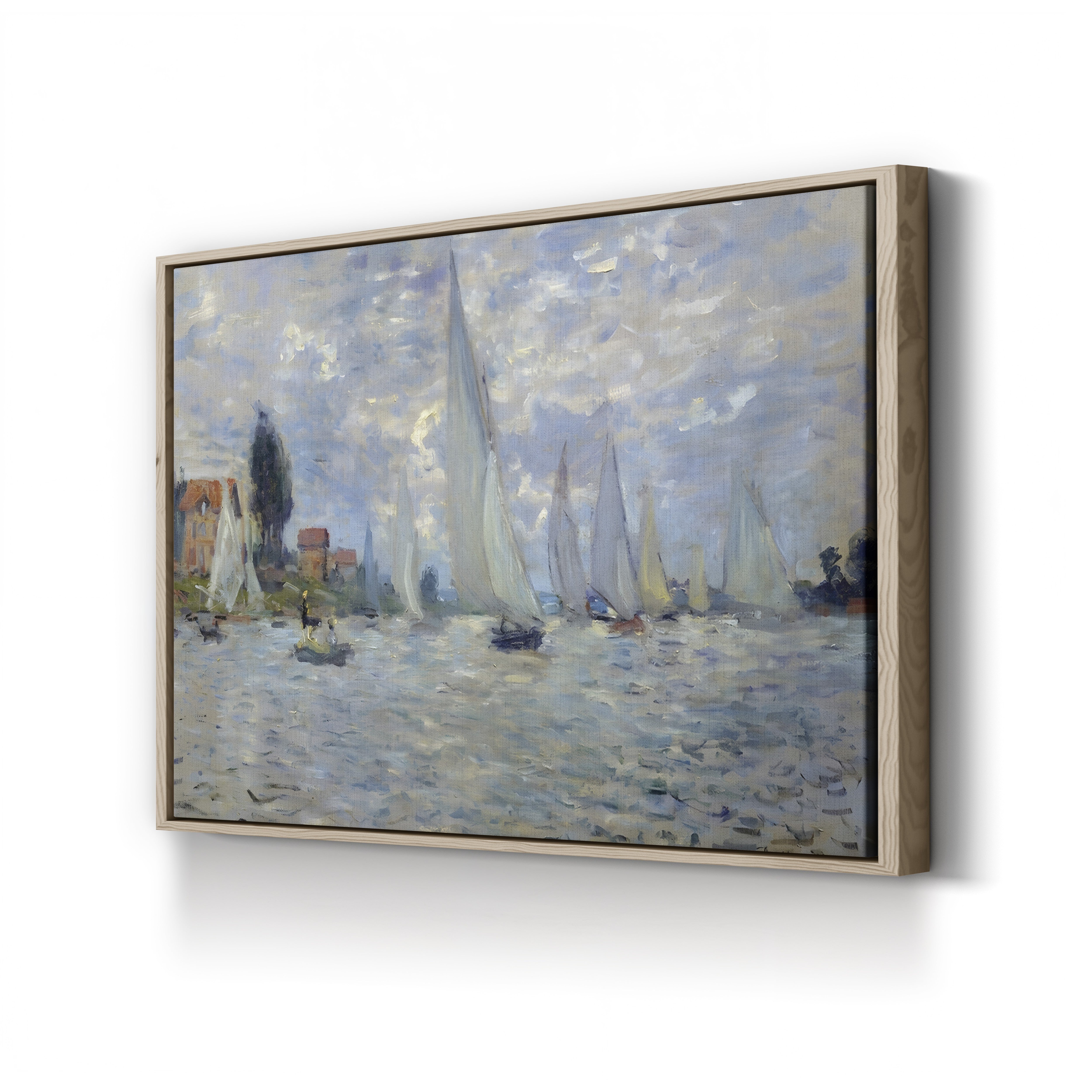 The Boats, Regatta at Argenteuil (Les Barques, régates à Argenteuil), 1874 by Claude Monet