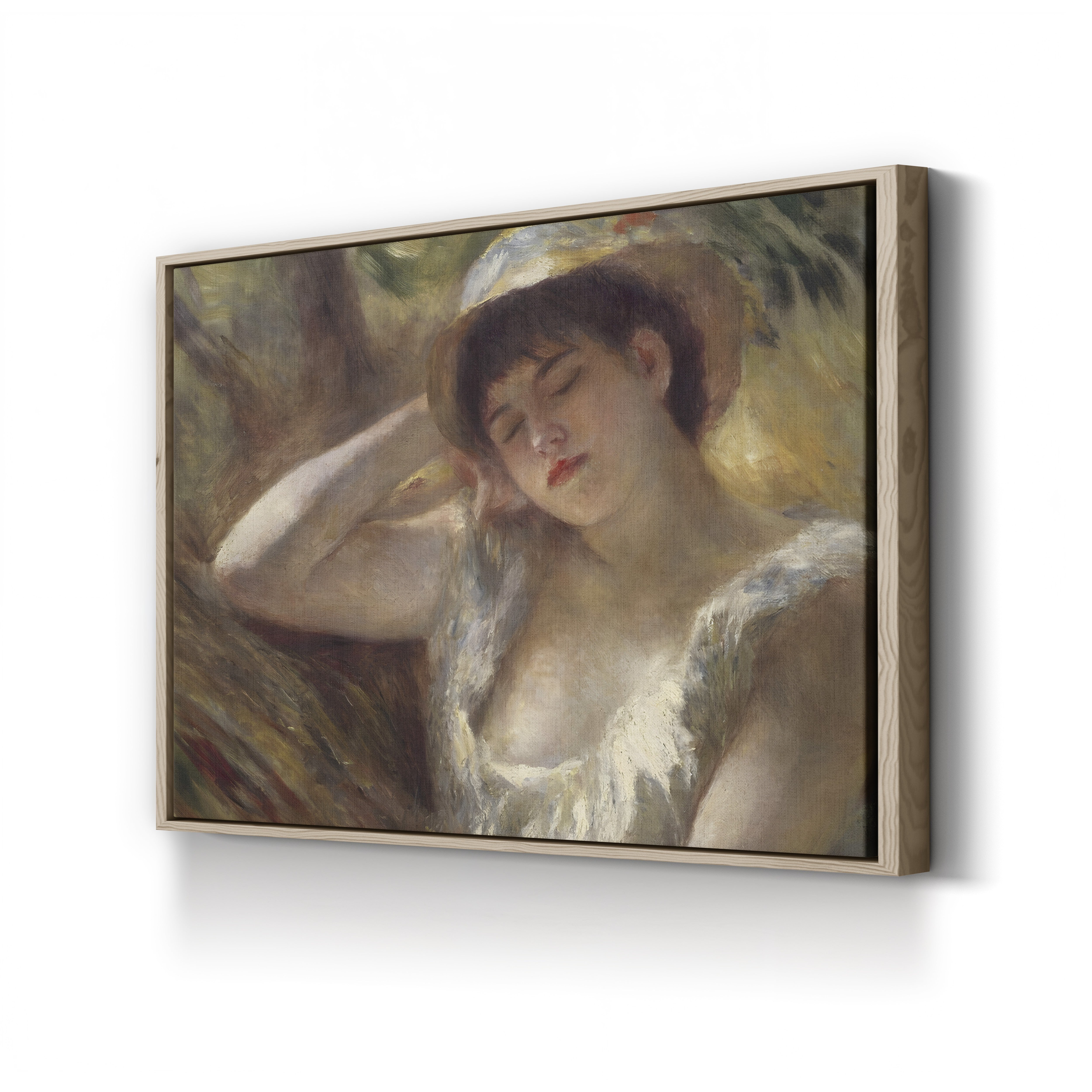The Sleeper, 1880 – Pierre-Auguste Renoir Wall Art | Impressionist Portrait Canvas Print
