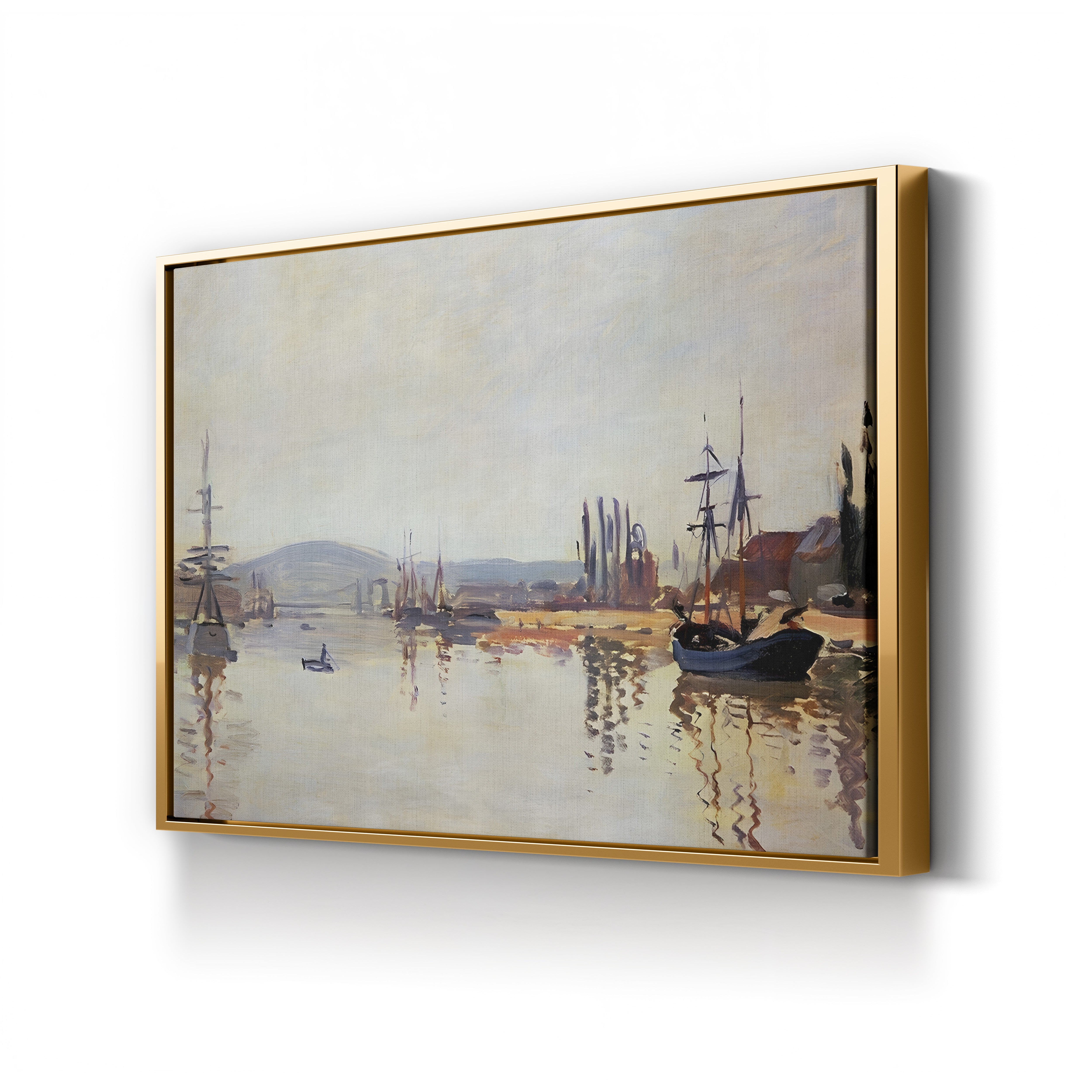 The Seine Below Rouen, 1872 by Claude Monet