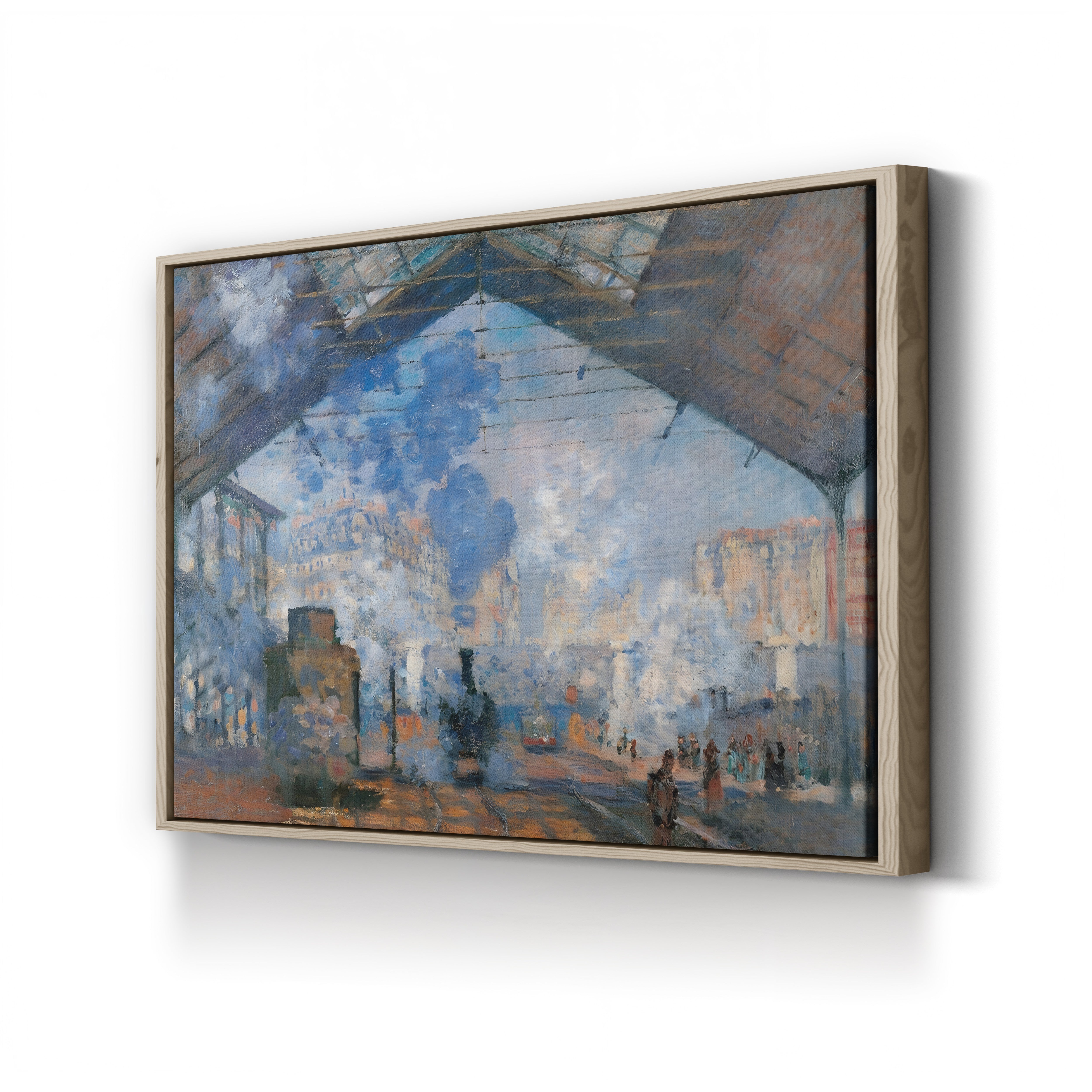 The Saint-Lazare Station (La Gare Saint-Lazare), 1877 by Claude Monet
