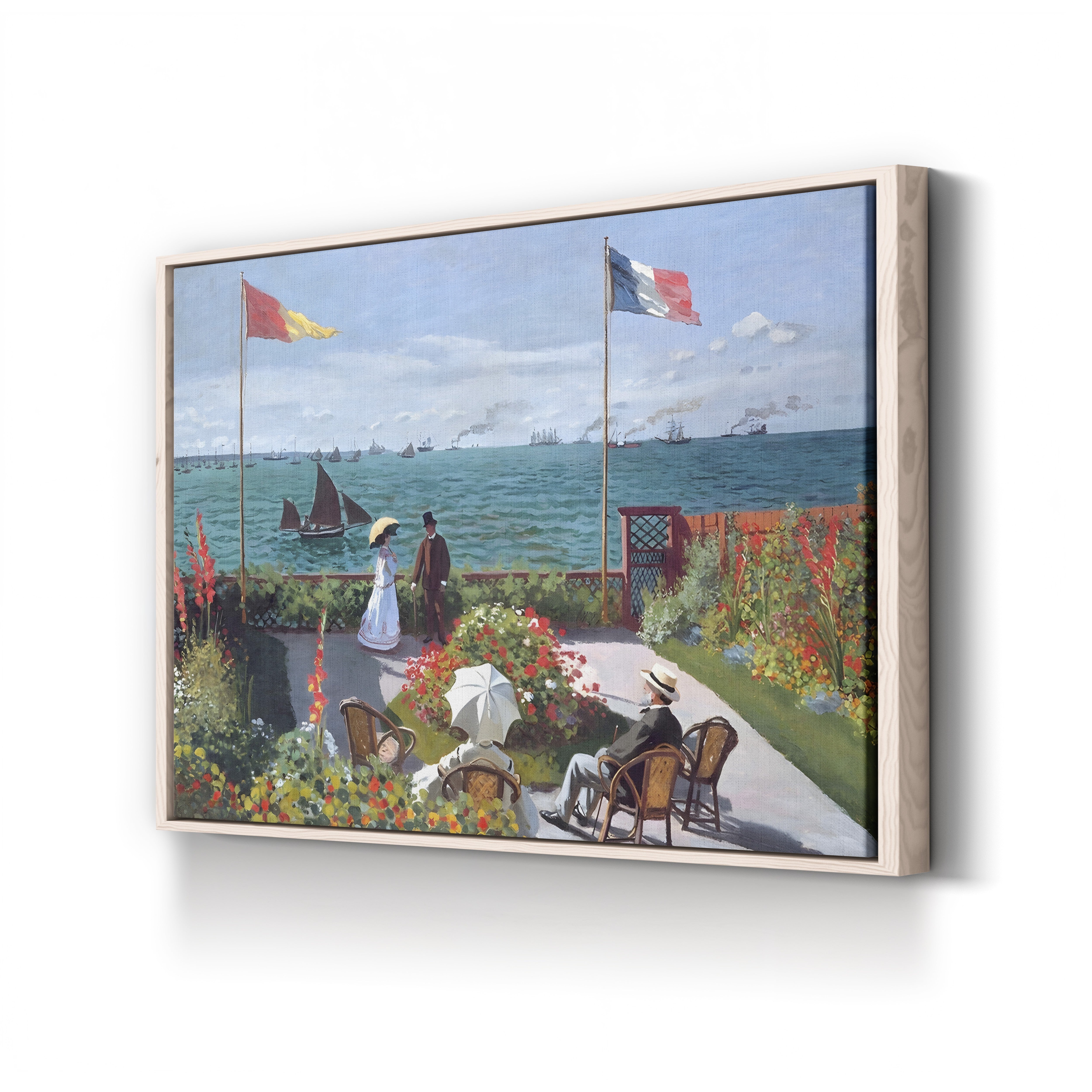Garden at Sainte-Adresse (Terrasse à Sainte-Adresse), 1867 by Claude Monet