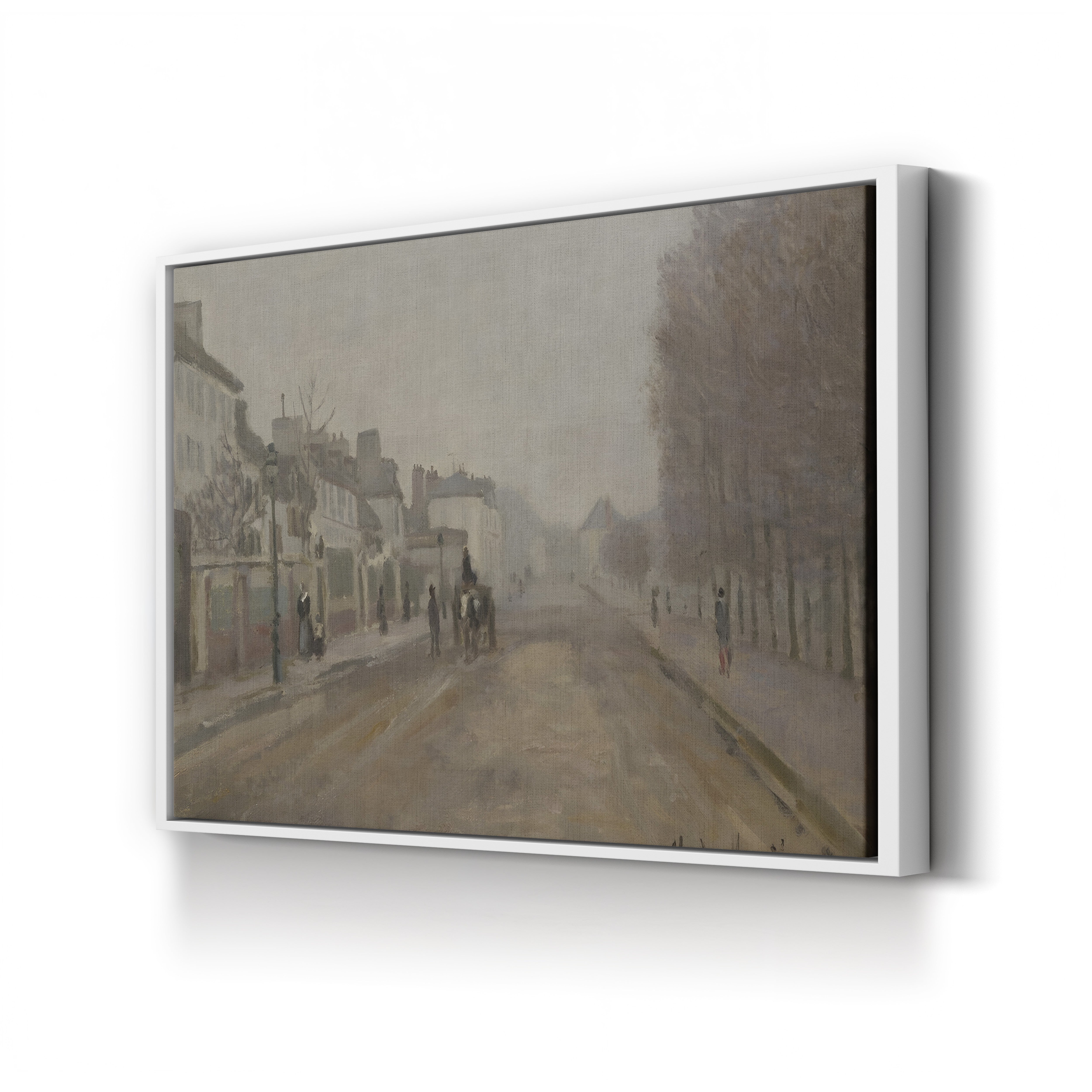 Boulevard Héloïse, Argenteuil, 1872 – Claude Monet Wall Art | Early Impressionist Canvas Print