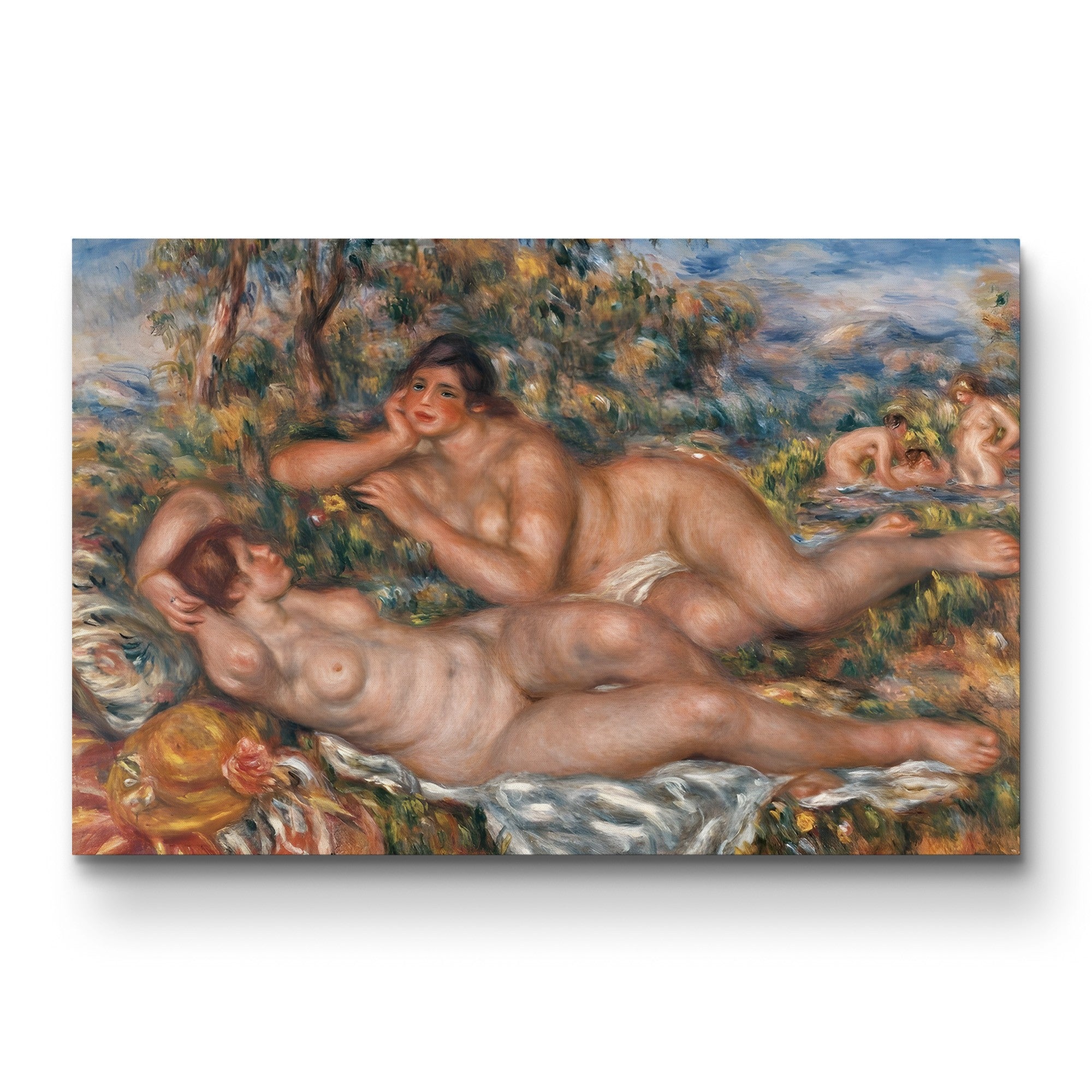 Bathers, c. 1918–1919 (Musée d'Orsay) – Pierre-Auguste Renoir Wall Art | Late Impressionist Canvas Print