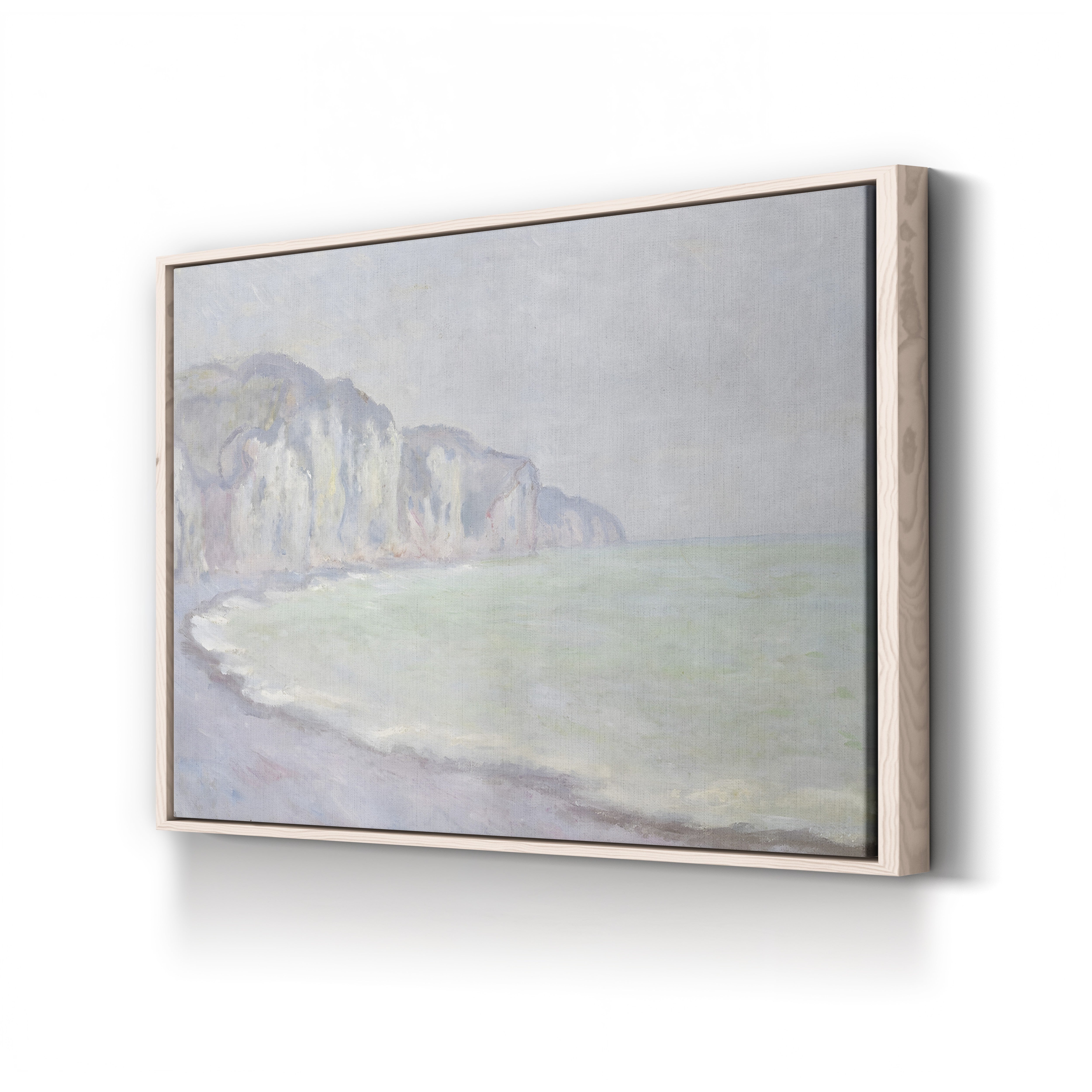 Cliffs at Pourville, 1896 – Claude Monet Wall Art | Late Impressionist Norman Coast Canvas Print