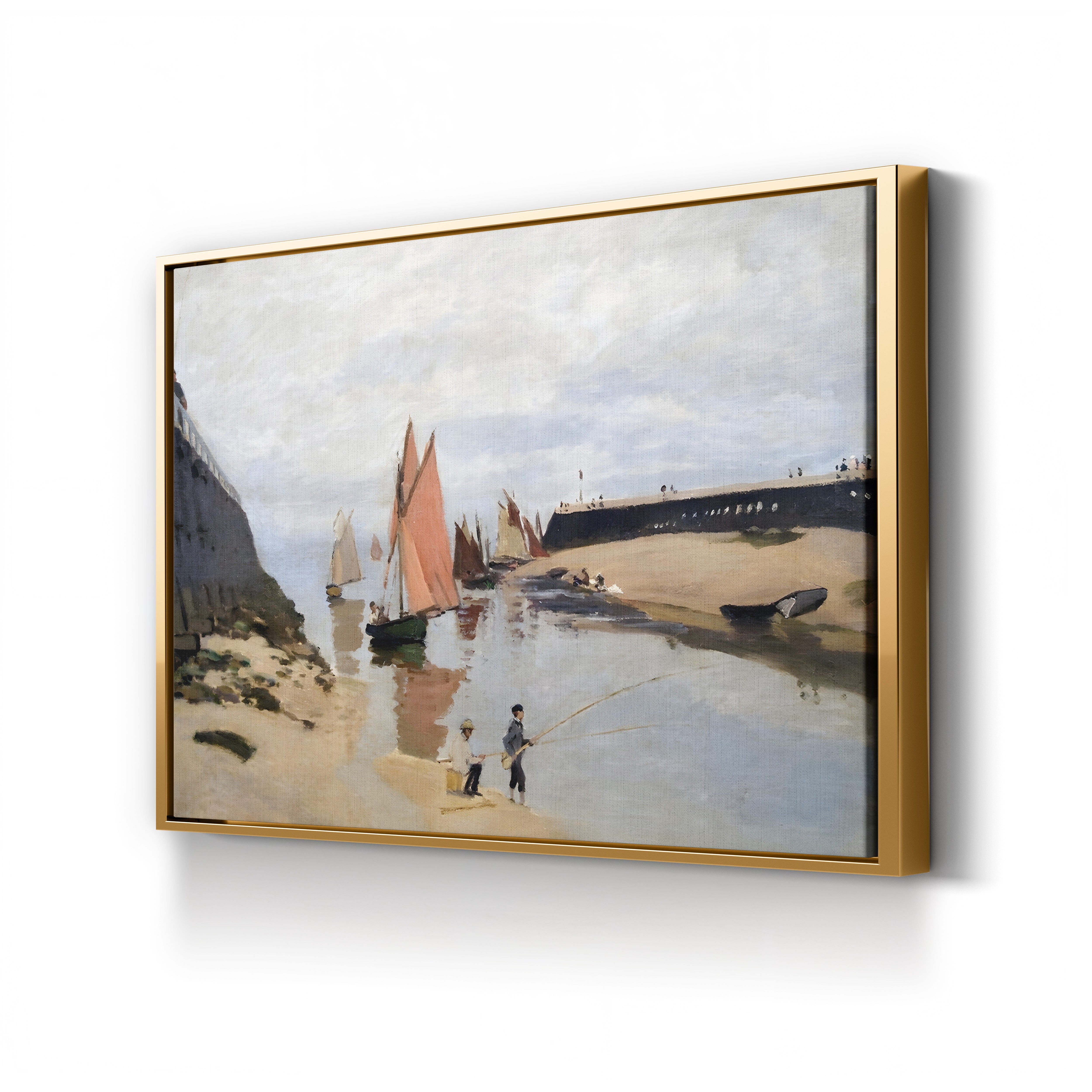 The Harbour at Trouville (Le Port de Trouville), 1870 by Claude Monet