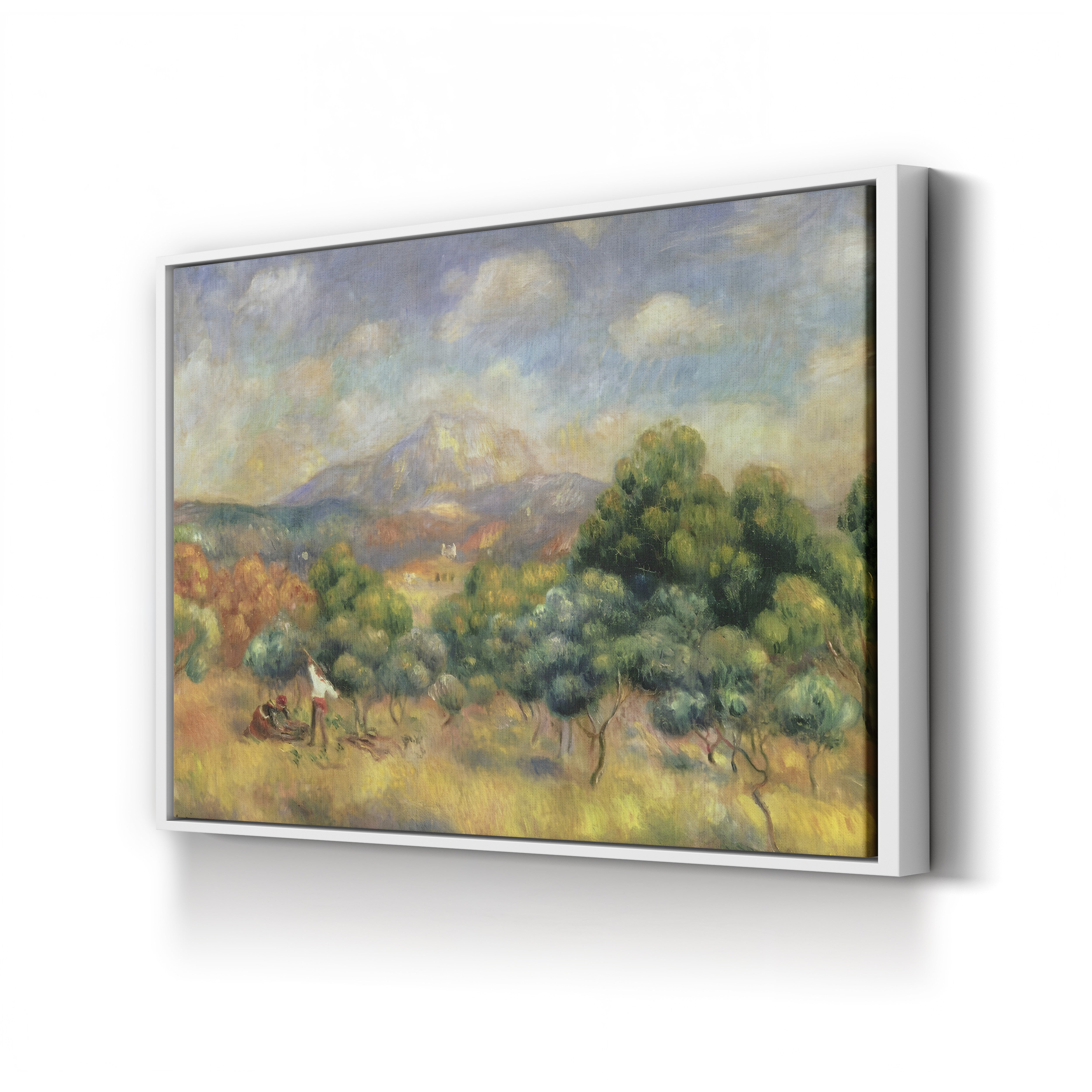 Mont Sainte-Victoire, 1889 – Renoir Wall Art | Provence Canvas