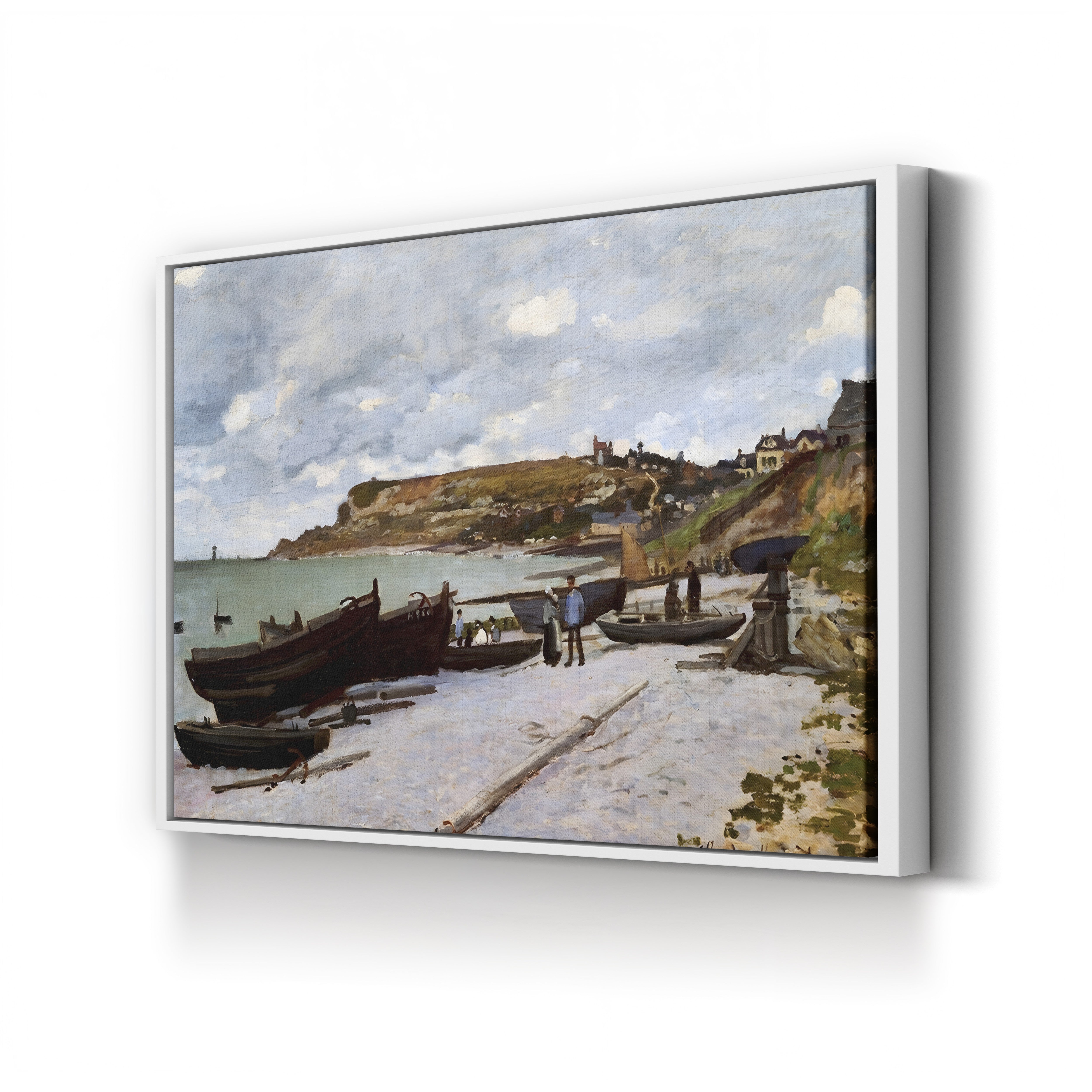 Sainte-Adresse (Bateaux de pêche sur le rivage), 1867 by Claude Monet