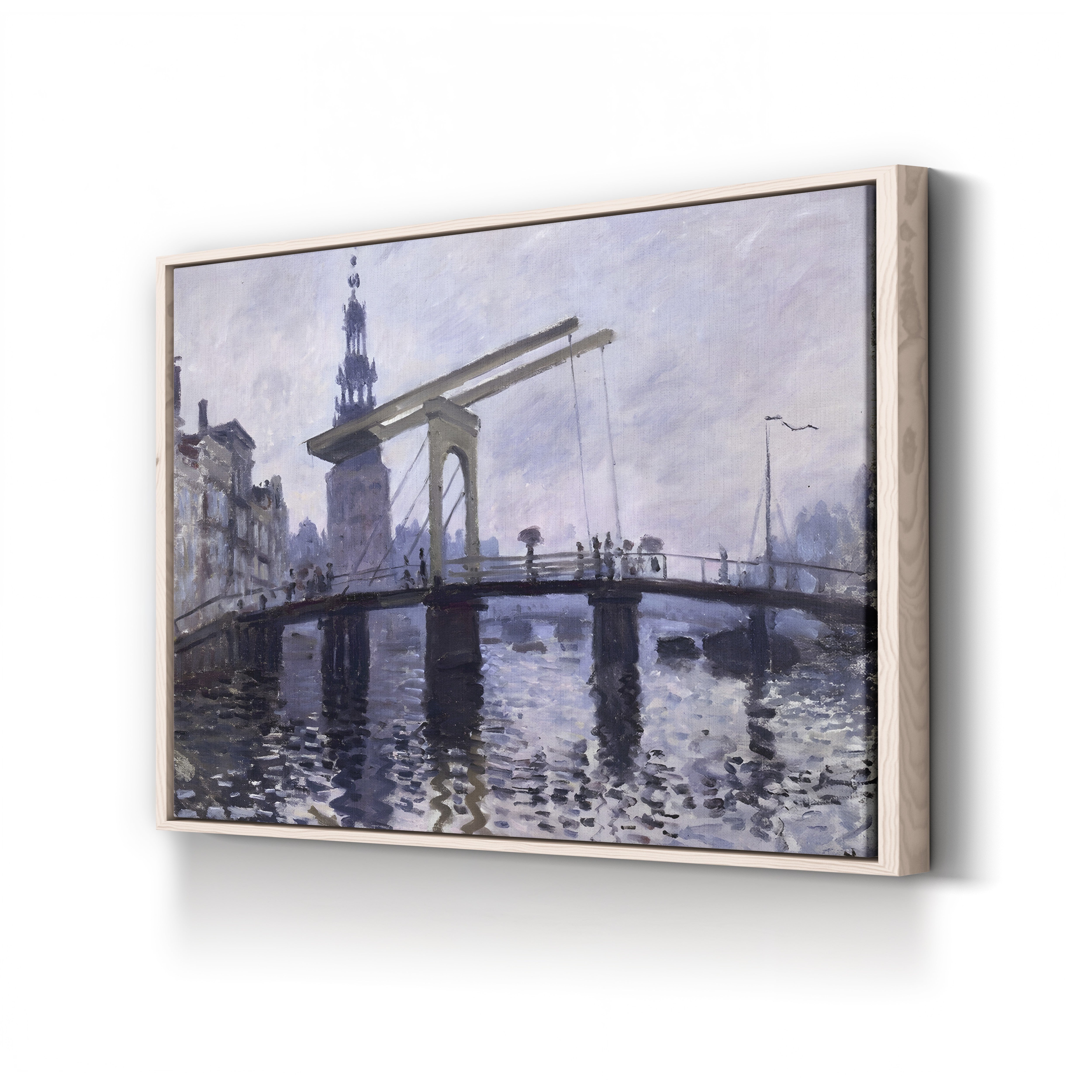 The Bridge, Amsterdam (Le Pont, Amsterdam), 1874 by Claude Monet